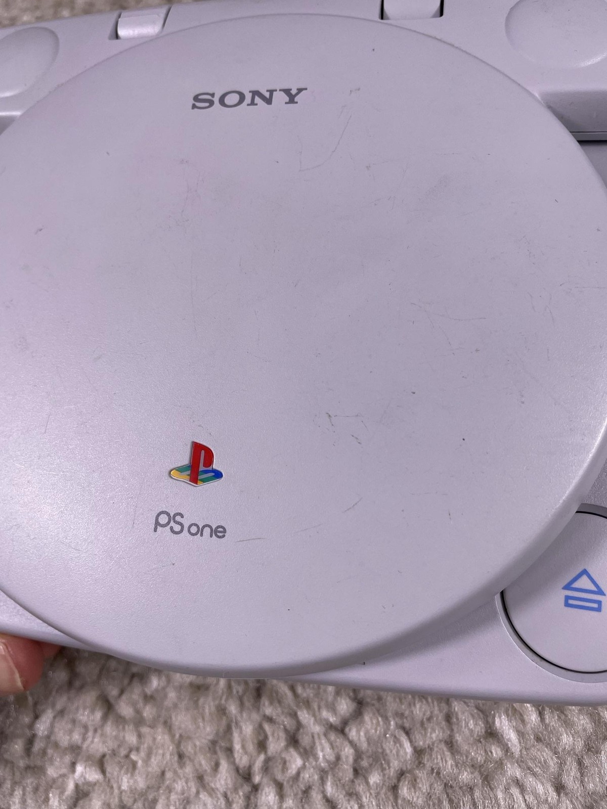 Sony PS One SCPH-101 Gray Console LCD Screen SCPH-131 Controller Adapter Tested