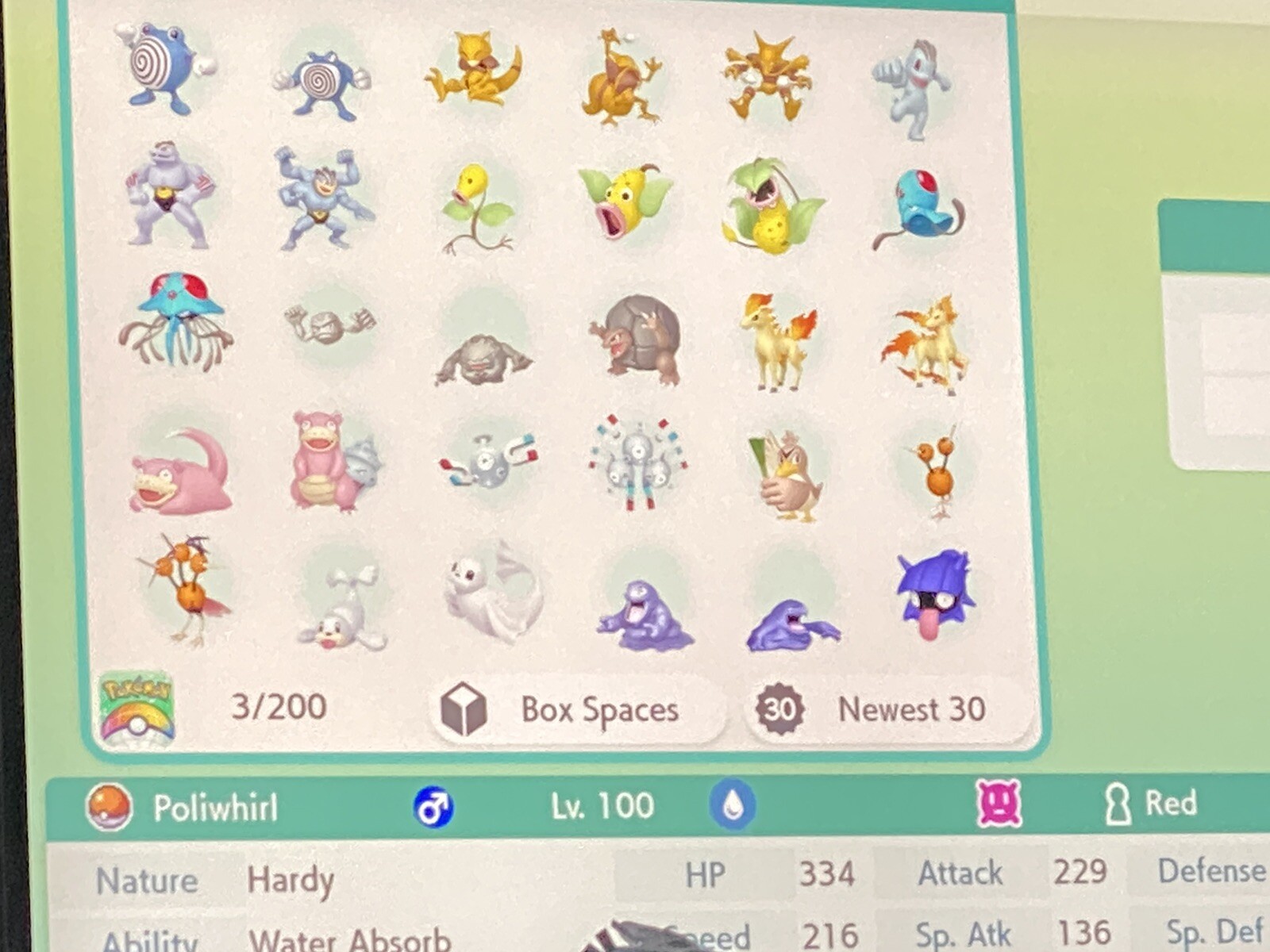 Pokémon home living dex