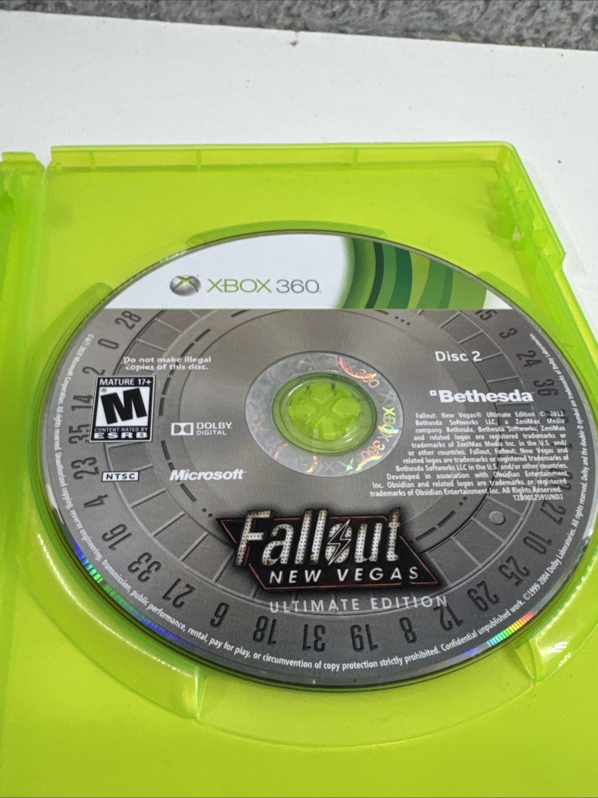 Fallout New Vegas Ultimate Edition Microsoft Xbox 360 Complete CIB Tested