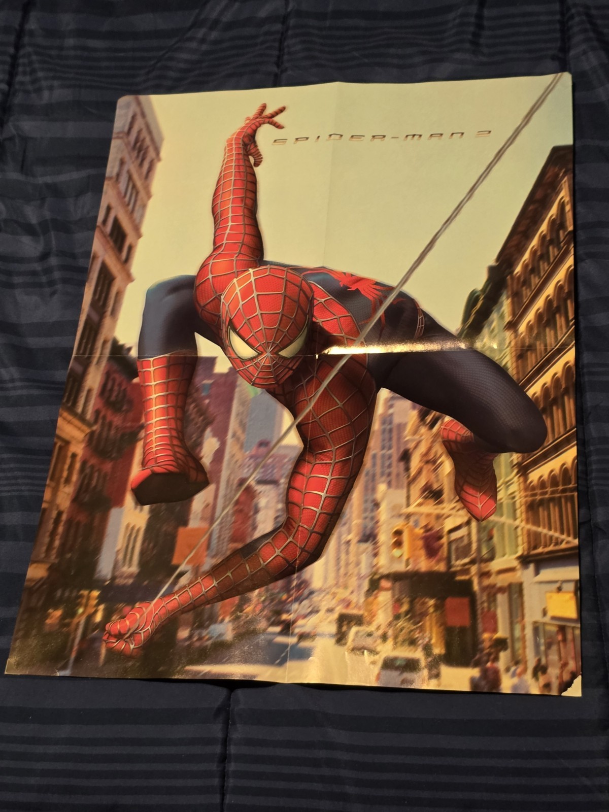 Spider-Man 2 2004 Double Sided EGM Promo Poster Video Game Movie Marvel
