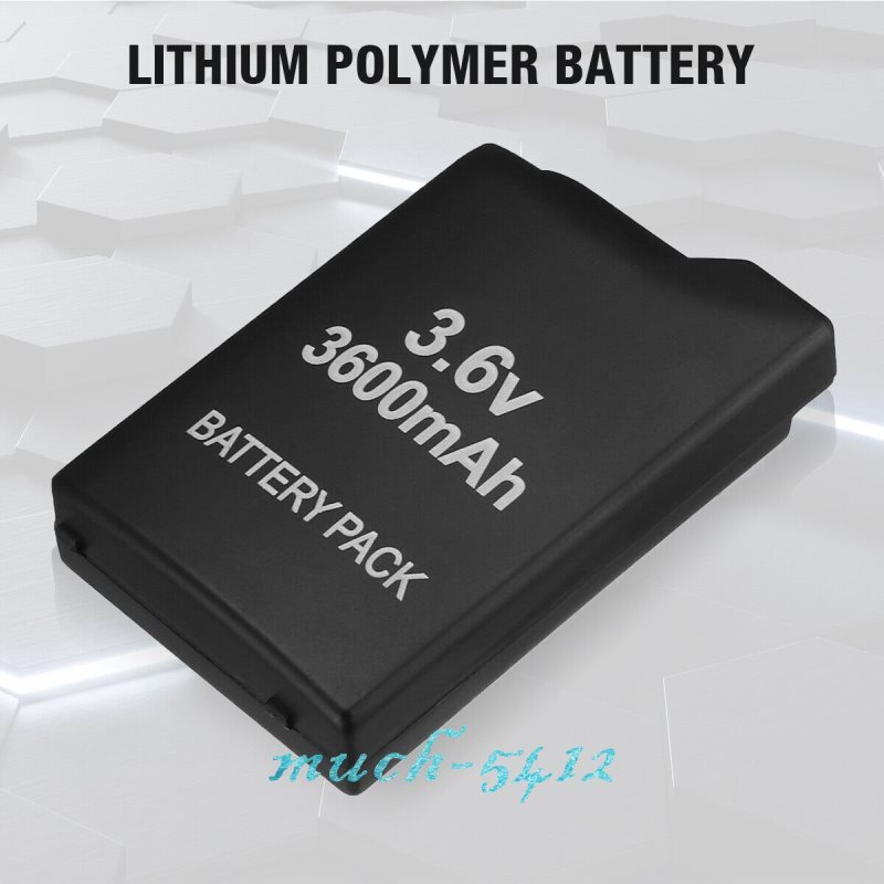 New 3600mAh Battery For PSP Slim 2000 2001 3000 Rechargeable with Wall Charger