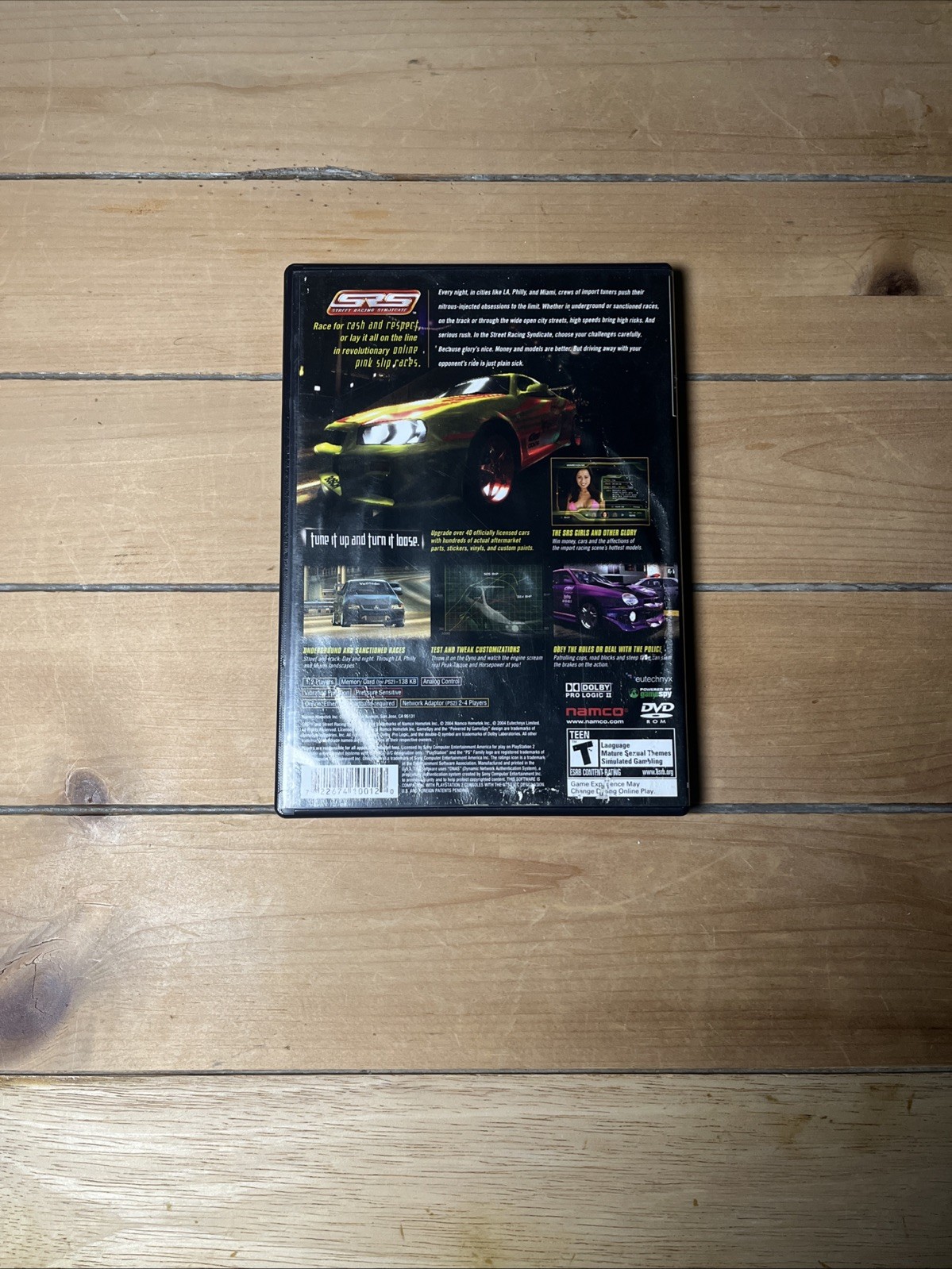 SRS: Street Racing Syndicate Sony Ps2 Cib Tested