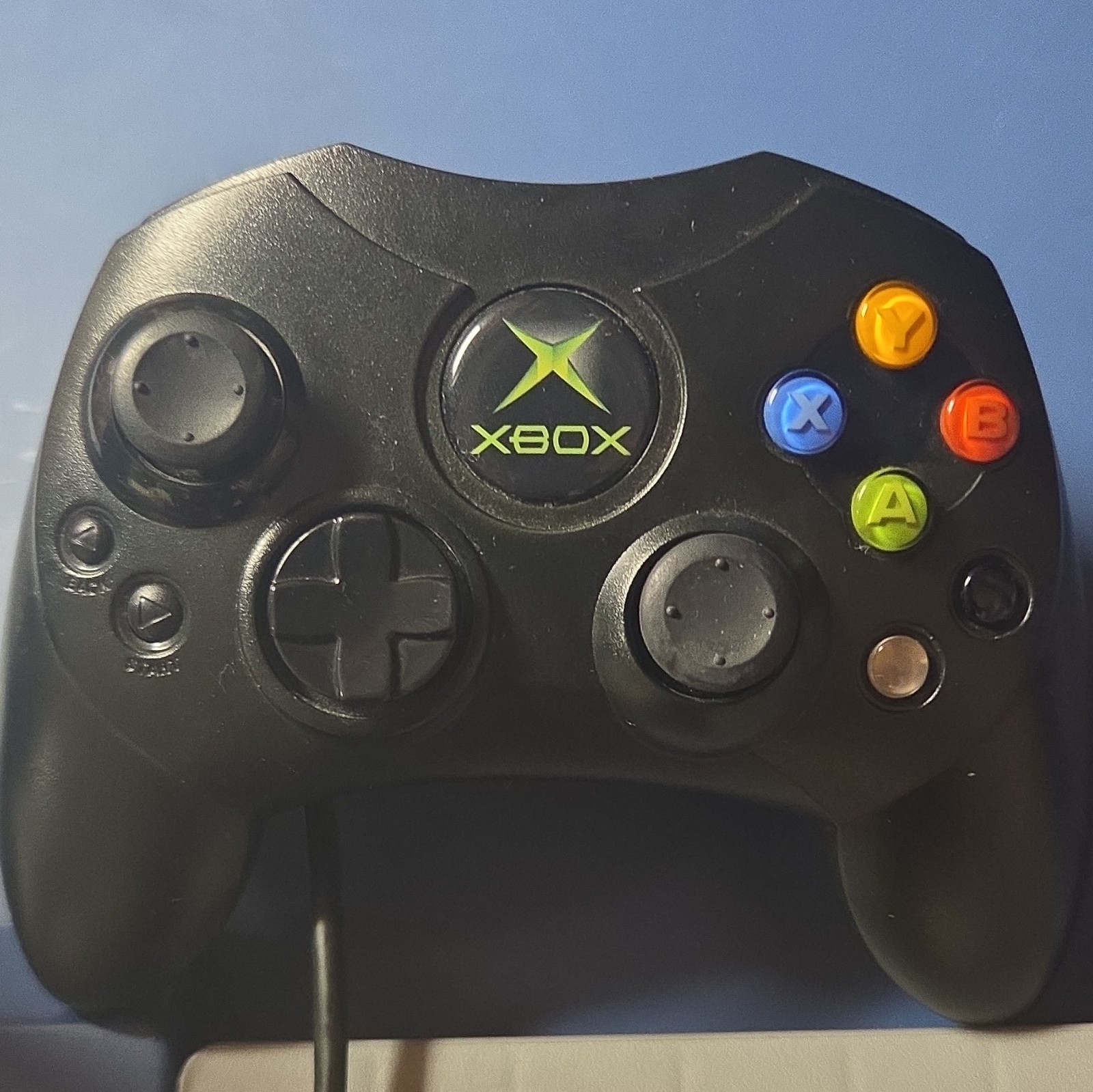 Microsoft Xbox Controller S Wired Black Ergonomic Plastic X08-69873 for Xbox