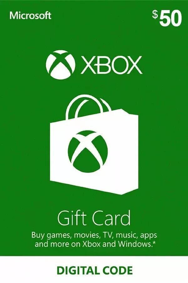 Xbox Live Gift Card 50 Usd – Us Microsoft Xbox Live Keys – United States gift .