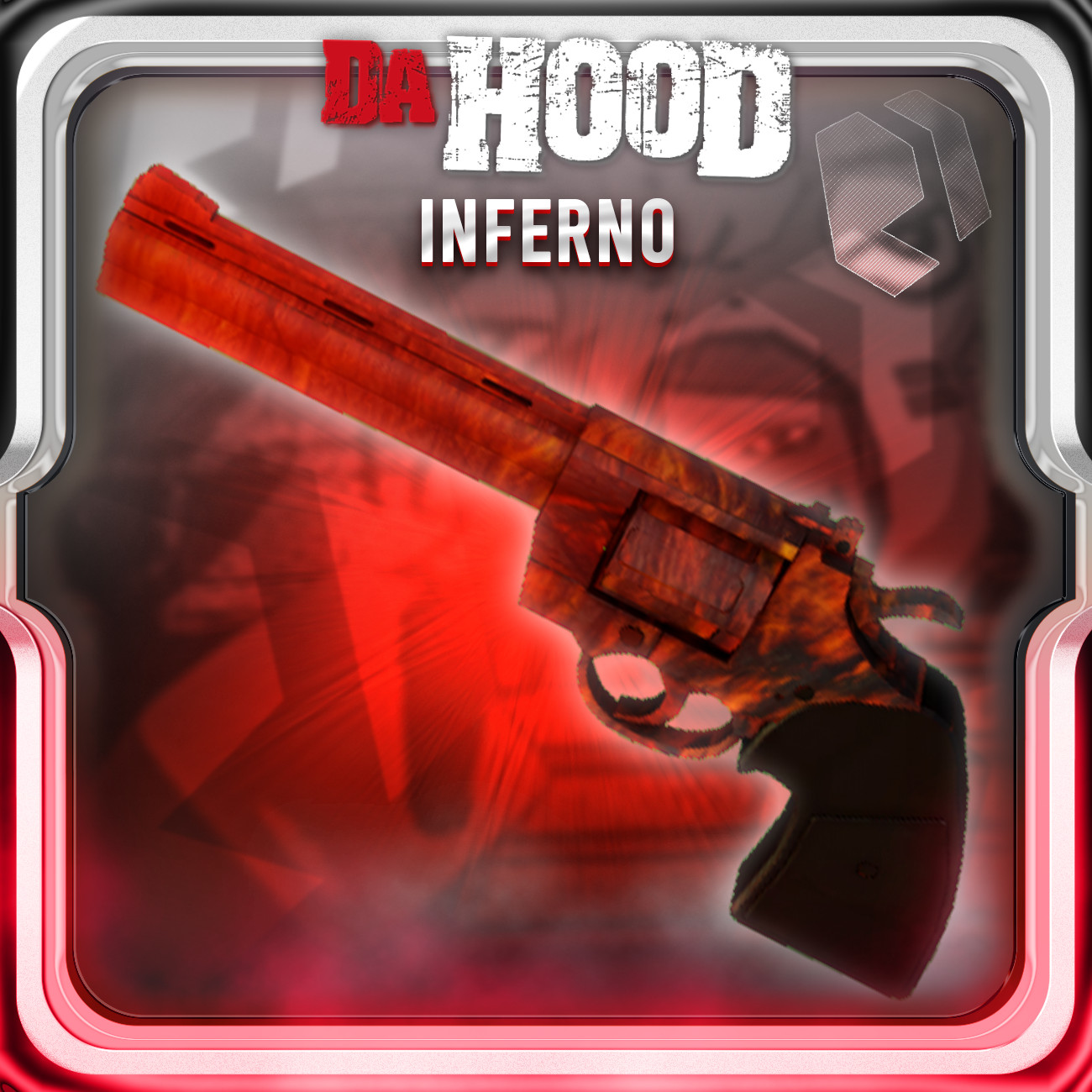 Inferno Revolver | Da Hood | Roblox | DH | Fast Delivery and Cheap