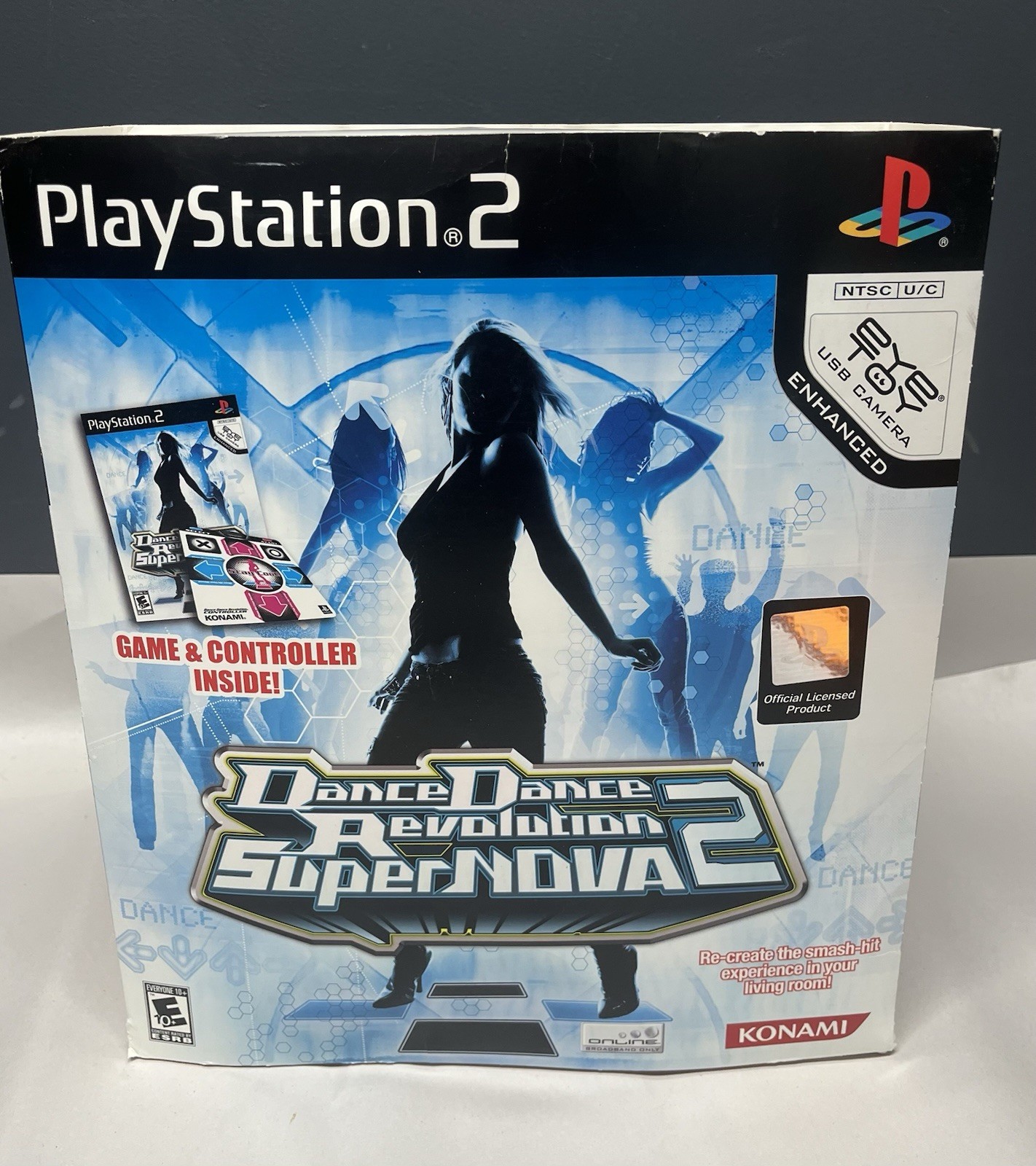 Dance Dance Revolution Supernova 2 PS2 Konami Pad Dance Mat (NO GAME)