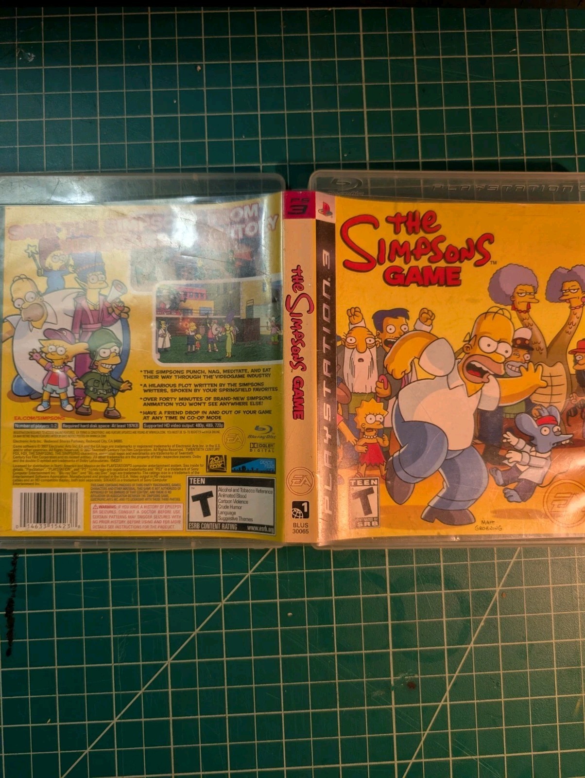 The Simpsons Game (Sony PlayStation 3, 2007) Missing Manual