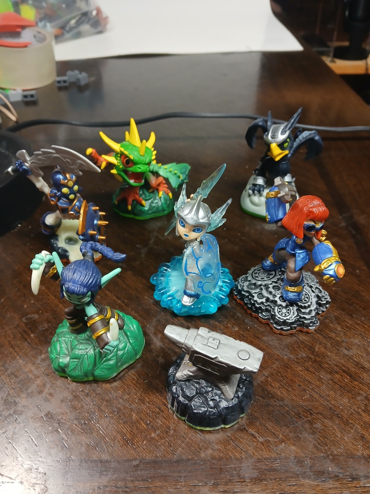 Activision Skylanders Spyro’s Adventure Lot of 7 Figures Anvil Rain Chop Chop