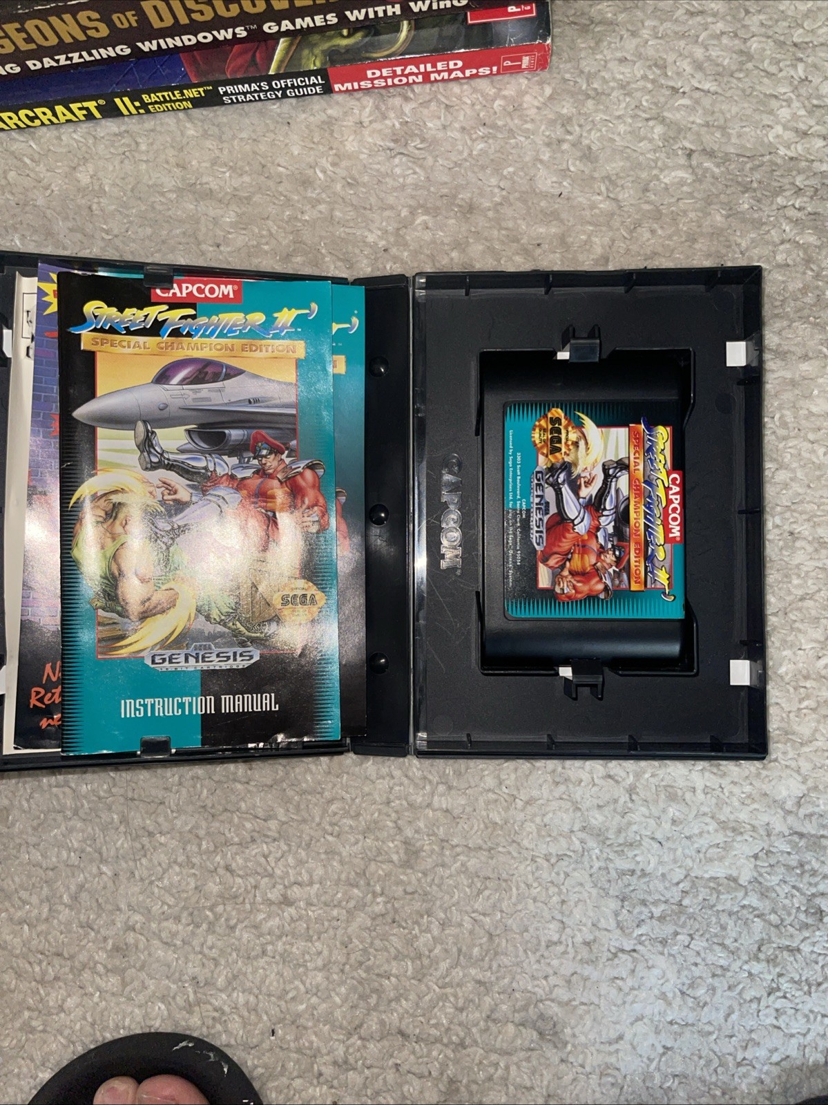 Random Video Game Lot Xbox Gameboy Sega Genesis Street Fighter And Guides