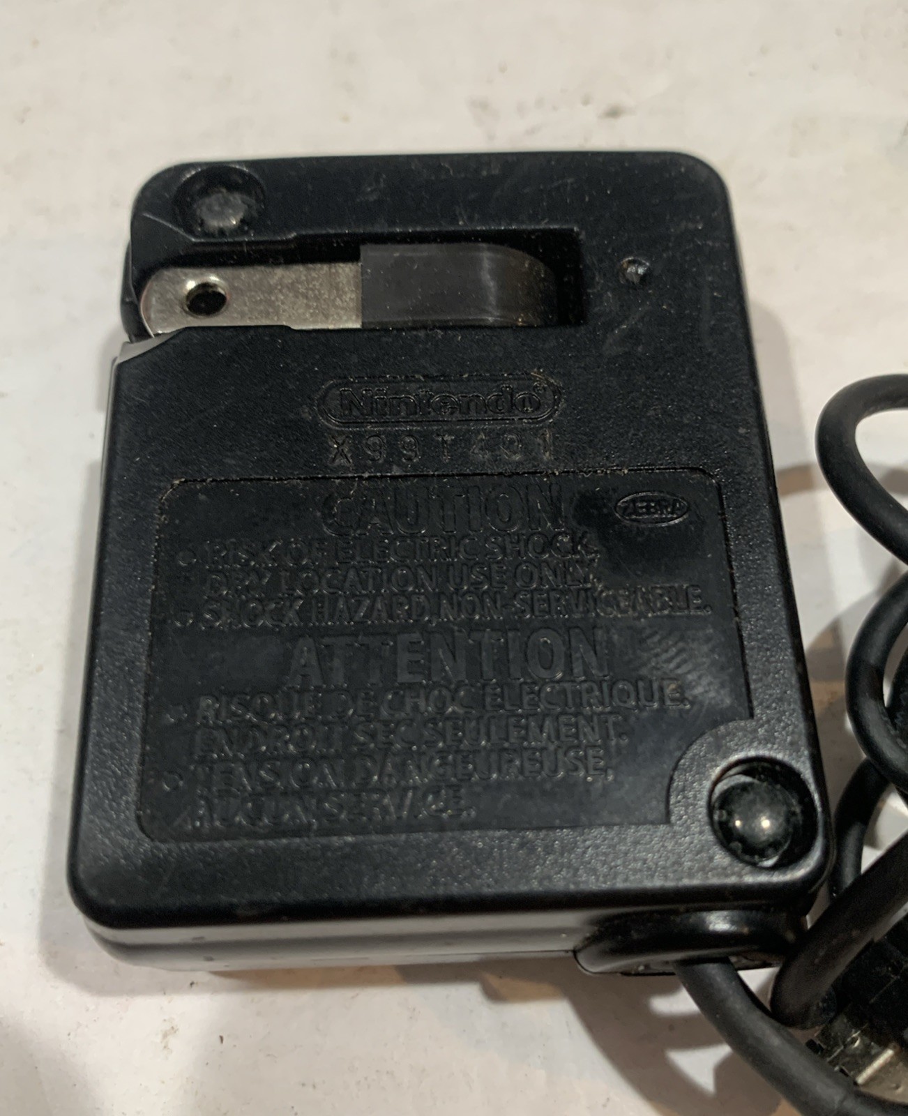 Official Nintendo Gameboy Advance SP DS OEM AC Adapter Charger AGS-002 Authentic