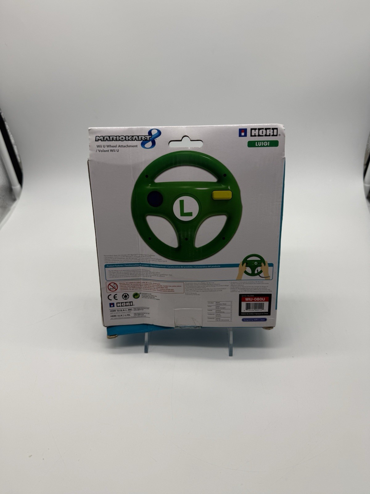 Nintendo Wii Mario Kart Racing Wheel Luigi Green RVL-024 OEM Wii U New in Box