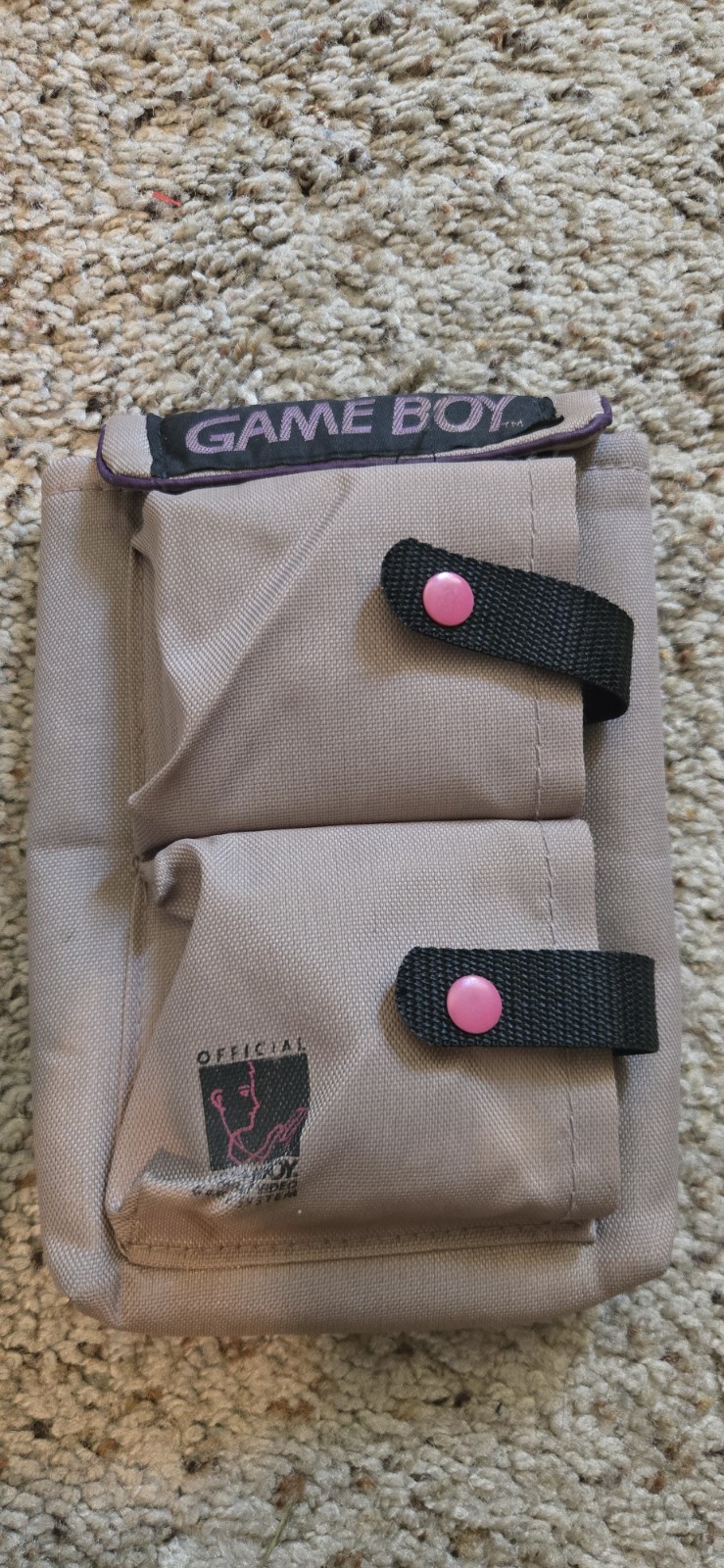 Game Boy Original Case Soft System Carrying Pouch Travel Case, + 2 Game Cases