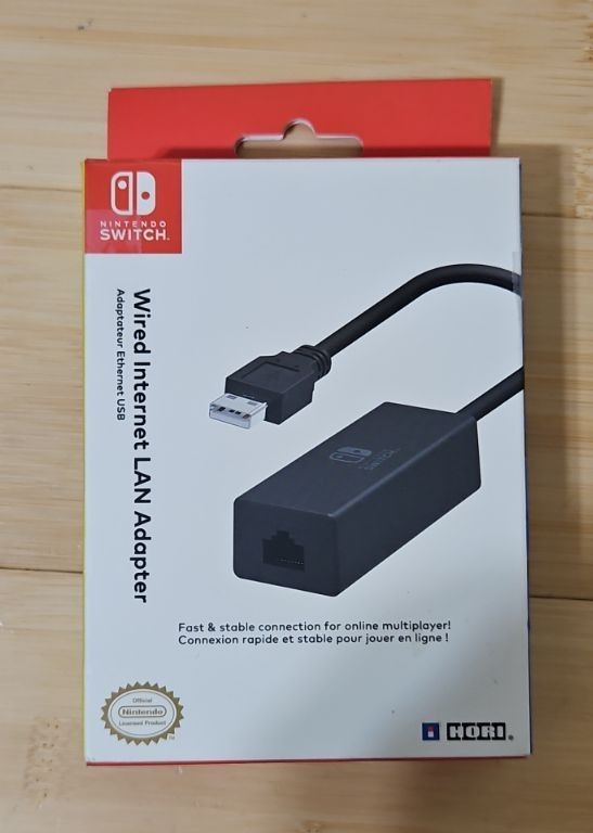 HORI Wired Internet LAN Adapter for Nintendo Switch – Officially Licensed NEW