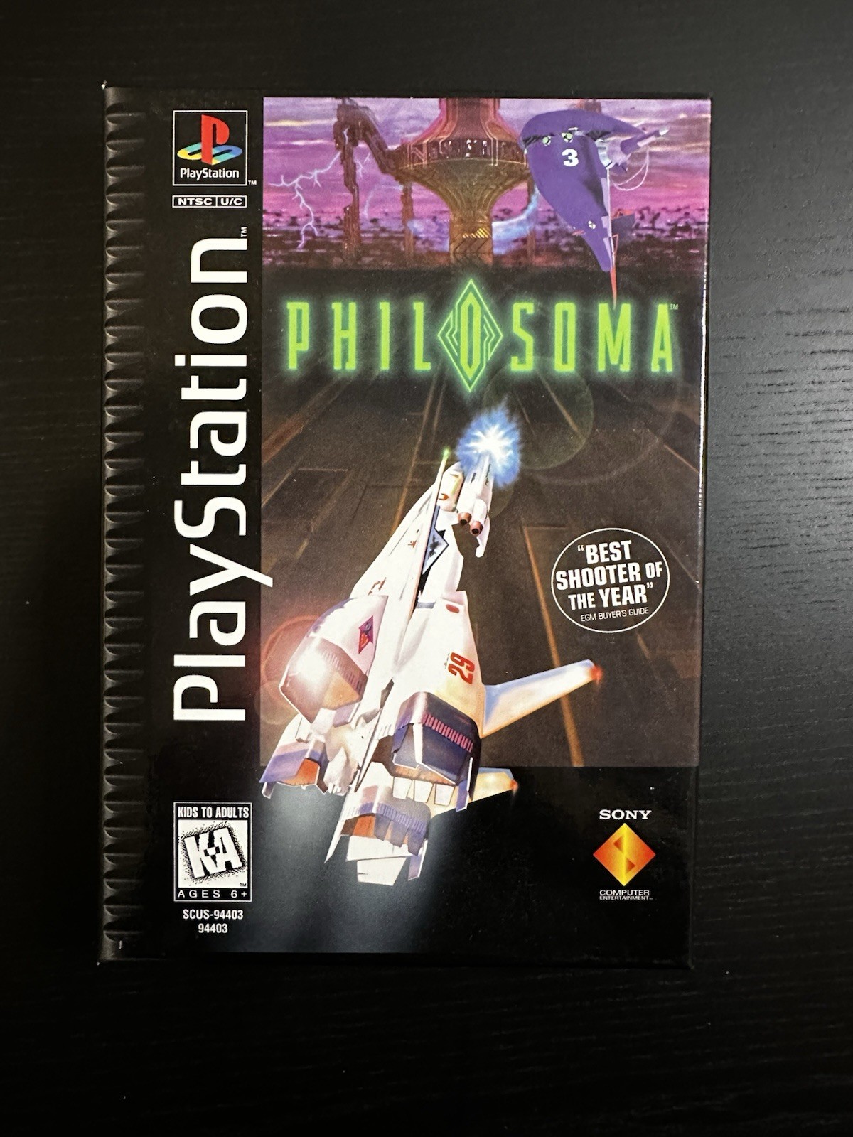 Philosoma (Sony Playstation 1 ps1) Long Box With Manual – Untested
