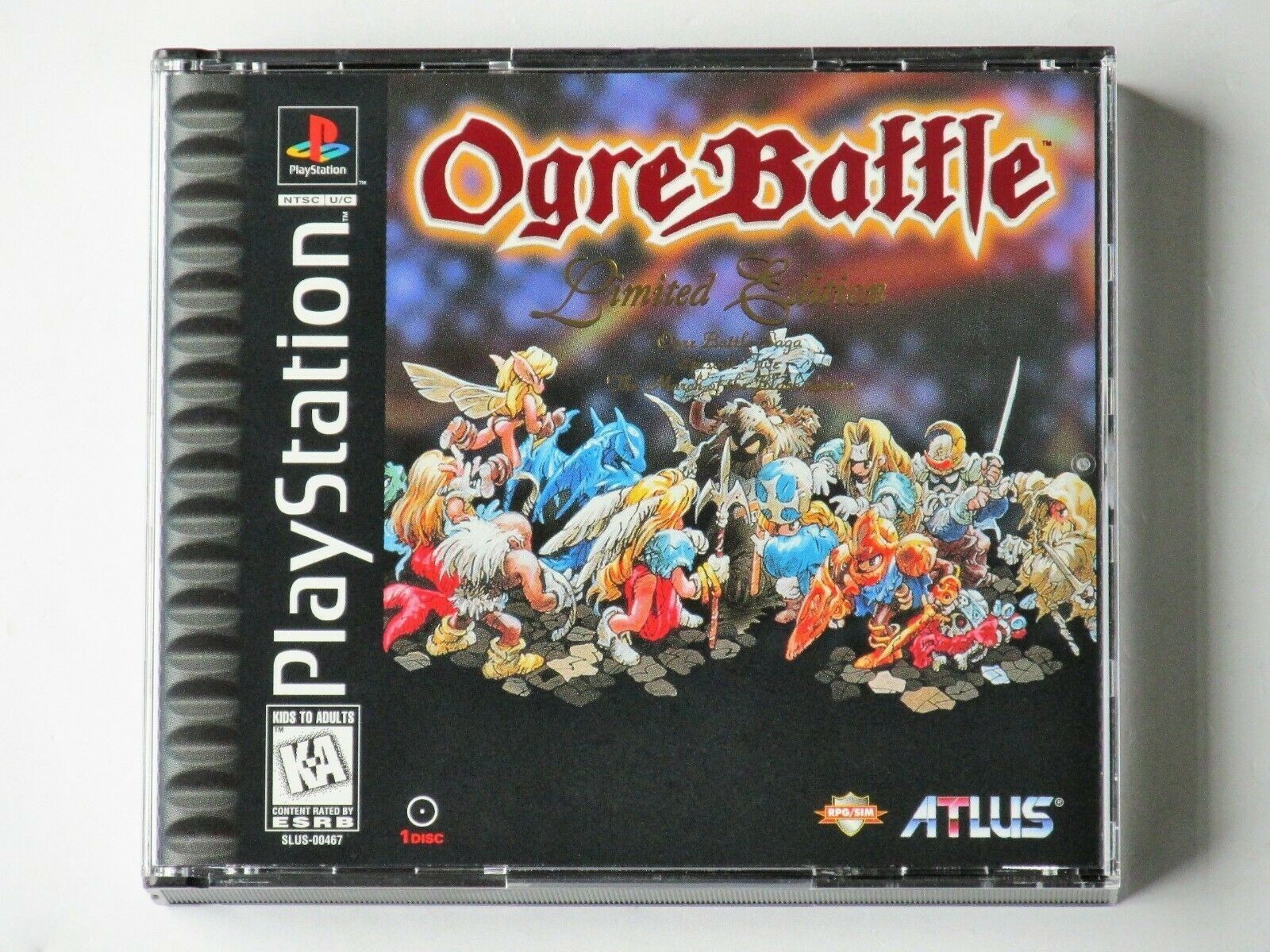 Ogre Battle Limited Edition (SONY PlayStation 1) PS1 COMPLETE PRISTINE NEW MINT