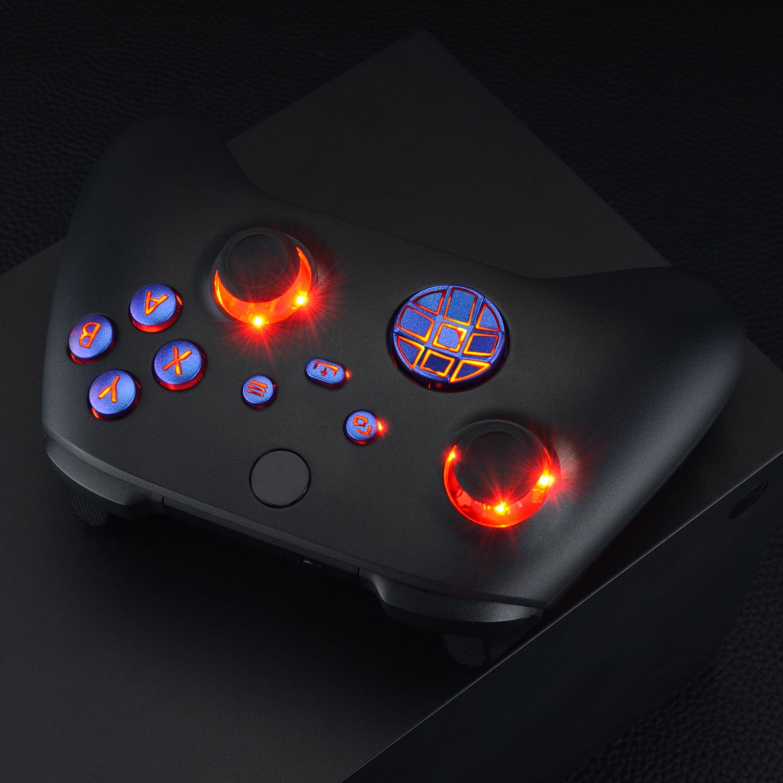 Multi-Colors D-pad Thumbsticks ABXY Buttons LED for Xbox Series X/S Controller