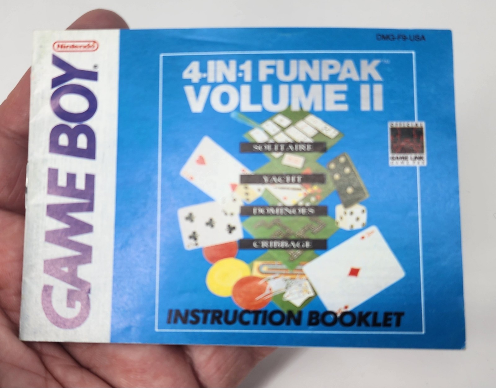 4-in-1 FunPak Volume II (Game Boy Fun Pack Vol. 2) W/ Manual & Case – TESTED!