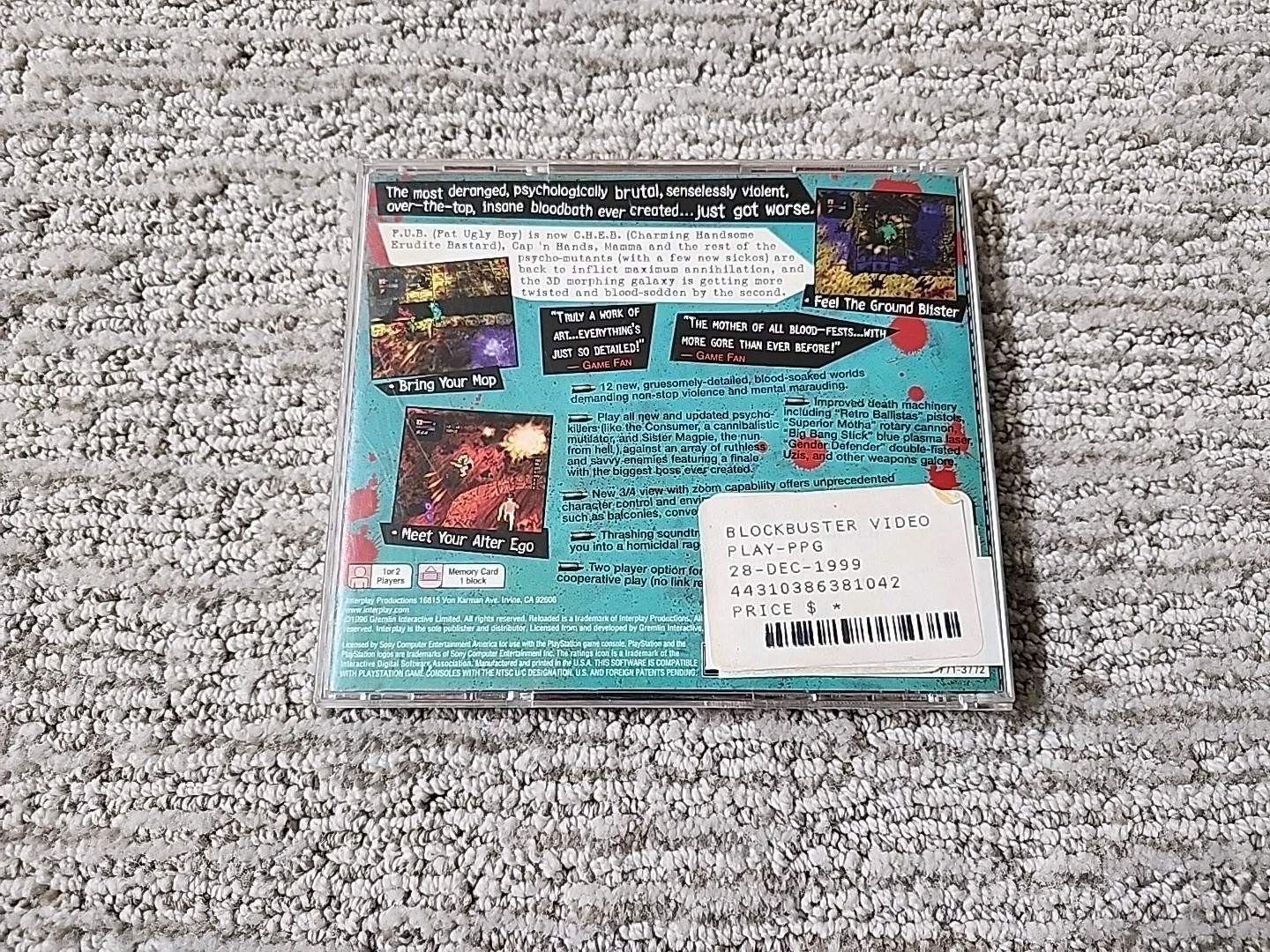 Re-Loaded: The Hardcore Sequel (Sony PlayStation 1, 1996)