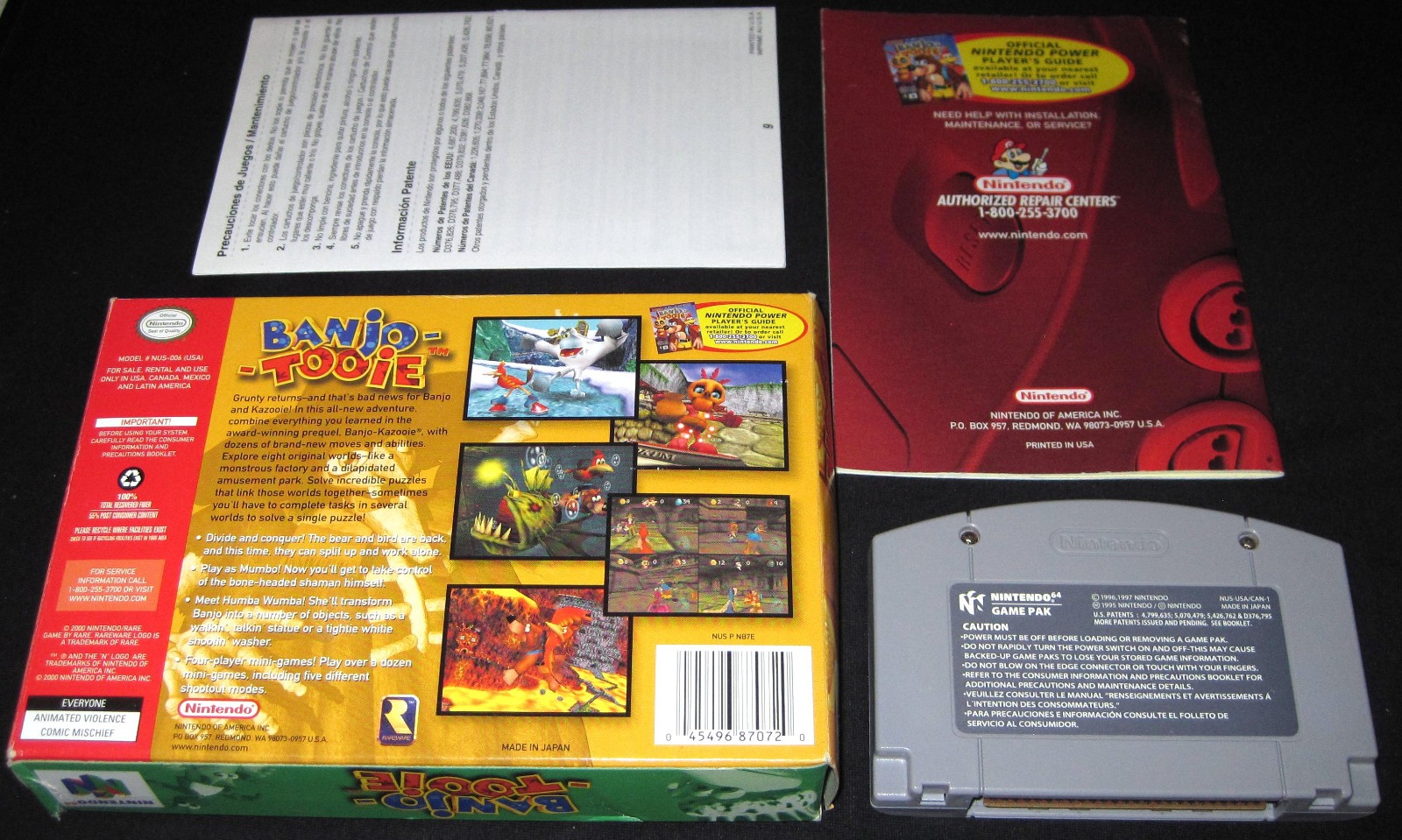 Banjo-Tooie (Nintendo 64, N64, 2000) Complete in Box CIB