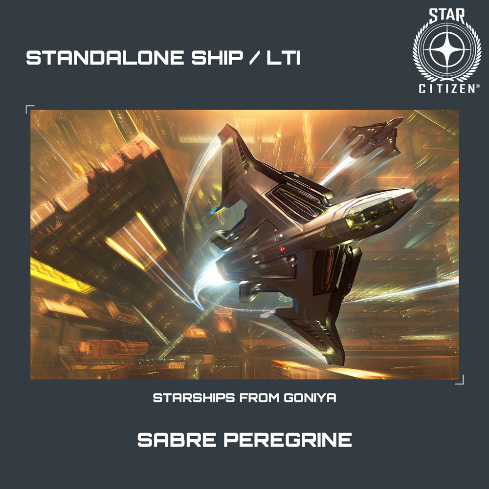 STAR CITIZEN – AEGIS SABRE PEREGRINE – LTI – CCU’d – (Lifetime Insurance)