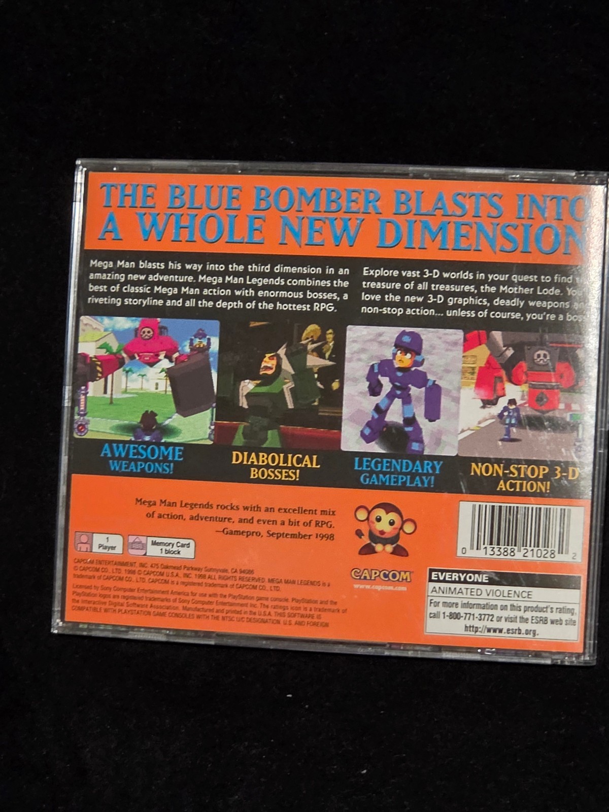 Mega Man Legends PS1 PlayStation 1 Complete CIB Black Label
