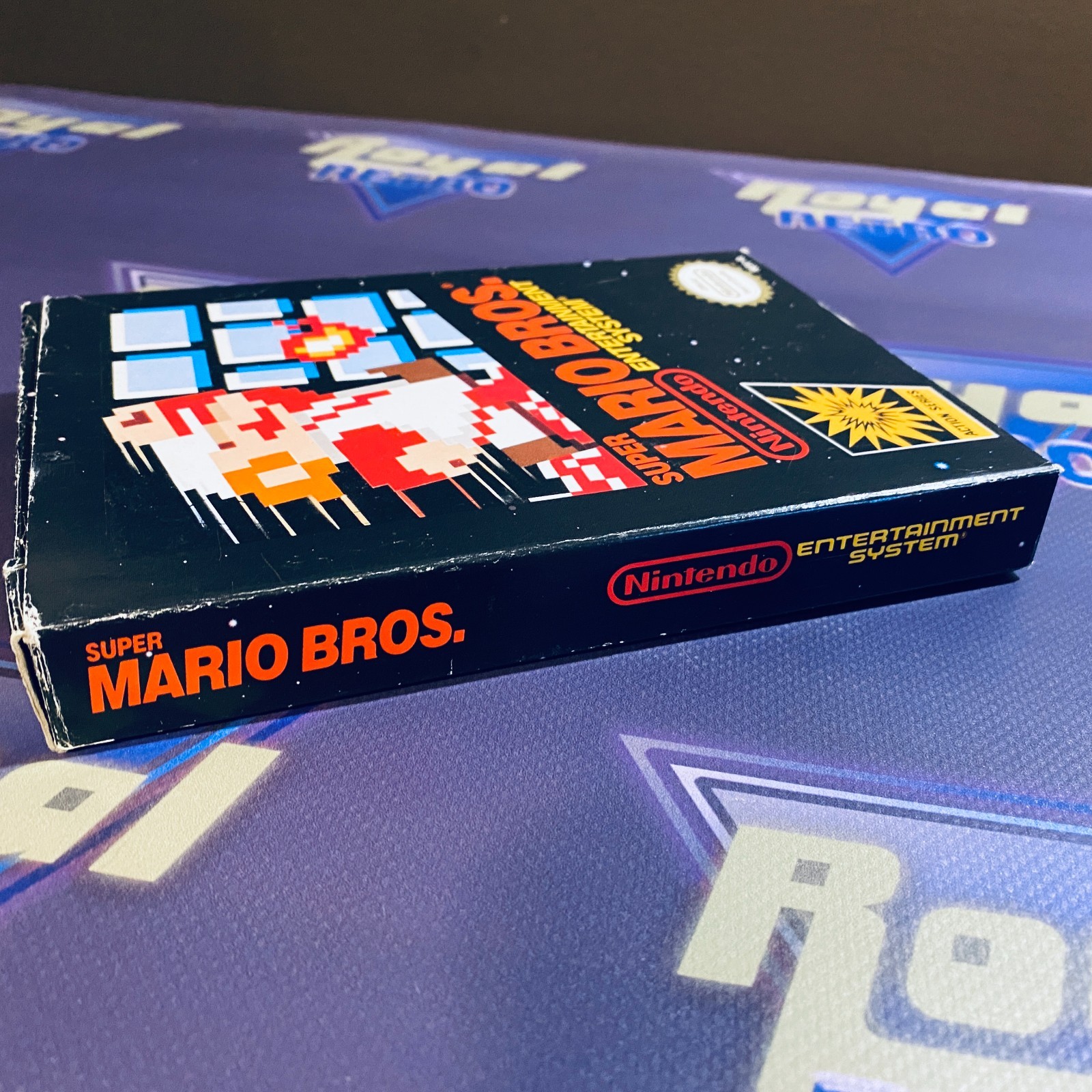Super Mario Bros (Nintendo NES, 1985) CIB Complete In Box Oval NES 5-Screw REV-A