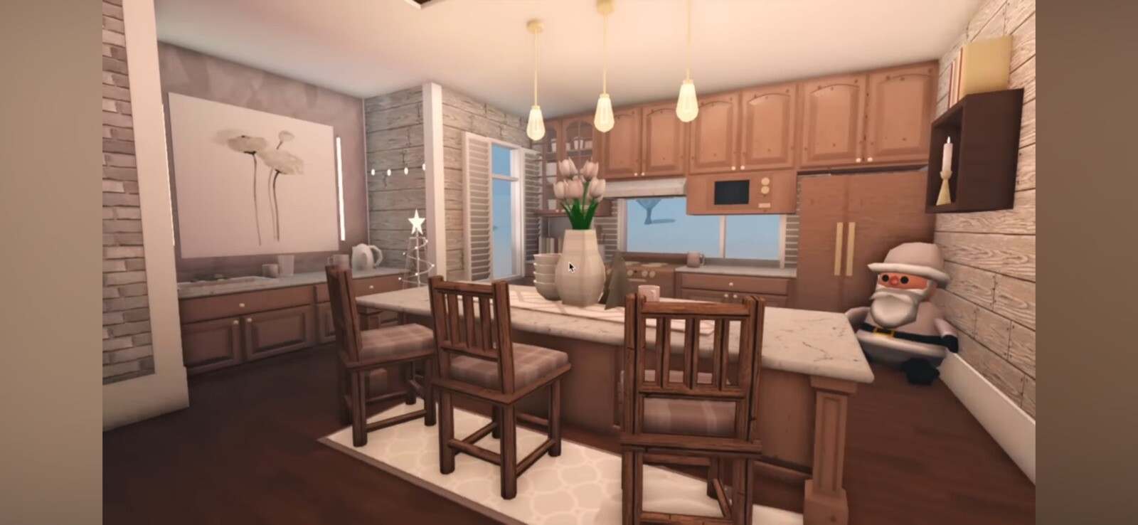 BLOXBURG ROBLOX PERSONAL WINTER WONDERLAND MANSION BUILDER!DESCRIPTION FOR INFO