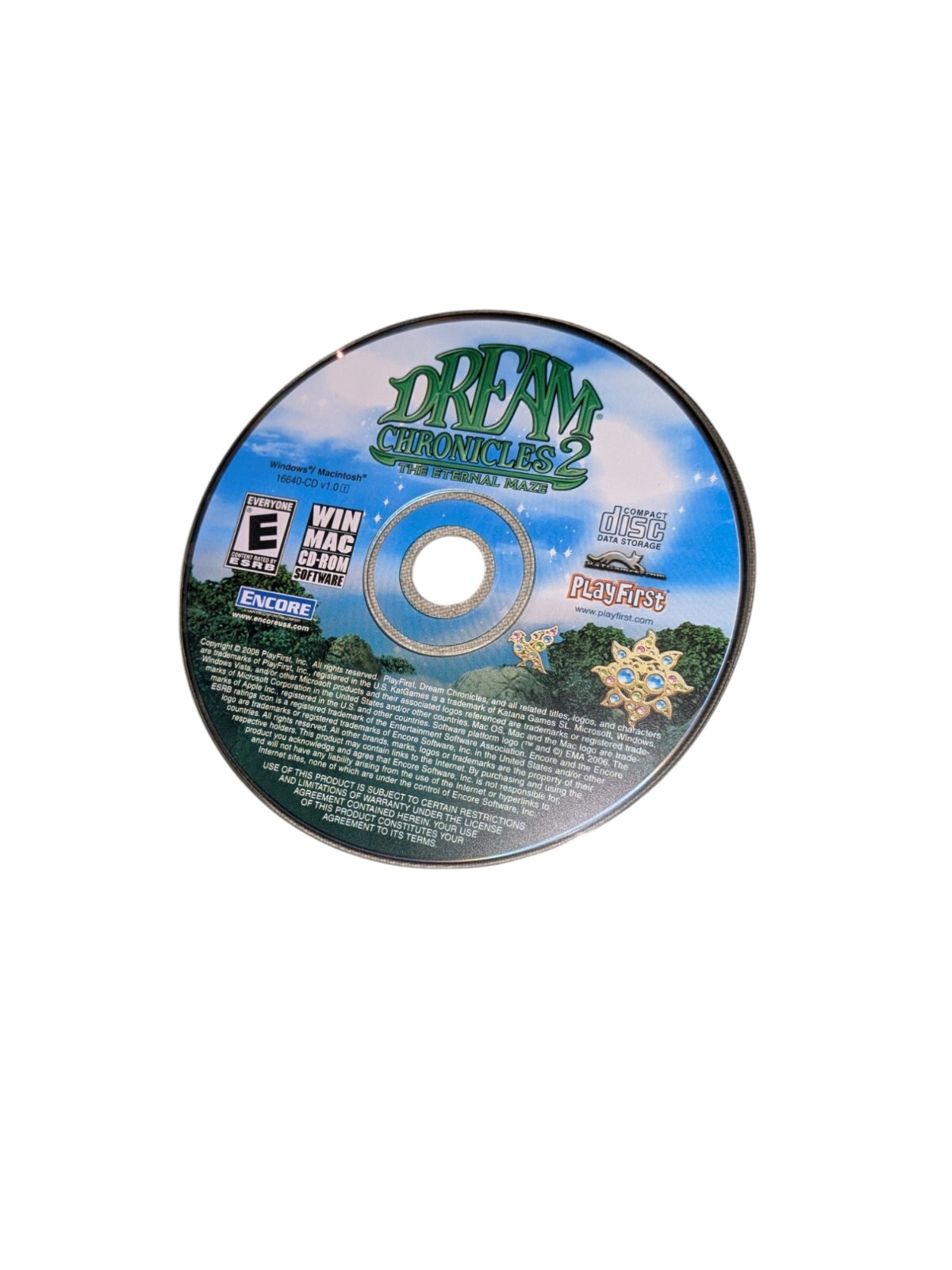 Dream Chronicles PC Game Win Mac CD-Rom 2007 (Disk Only)