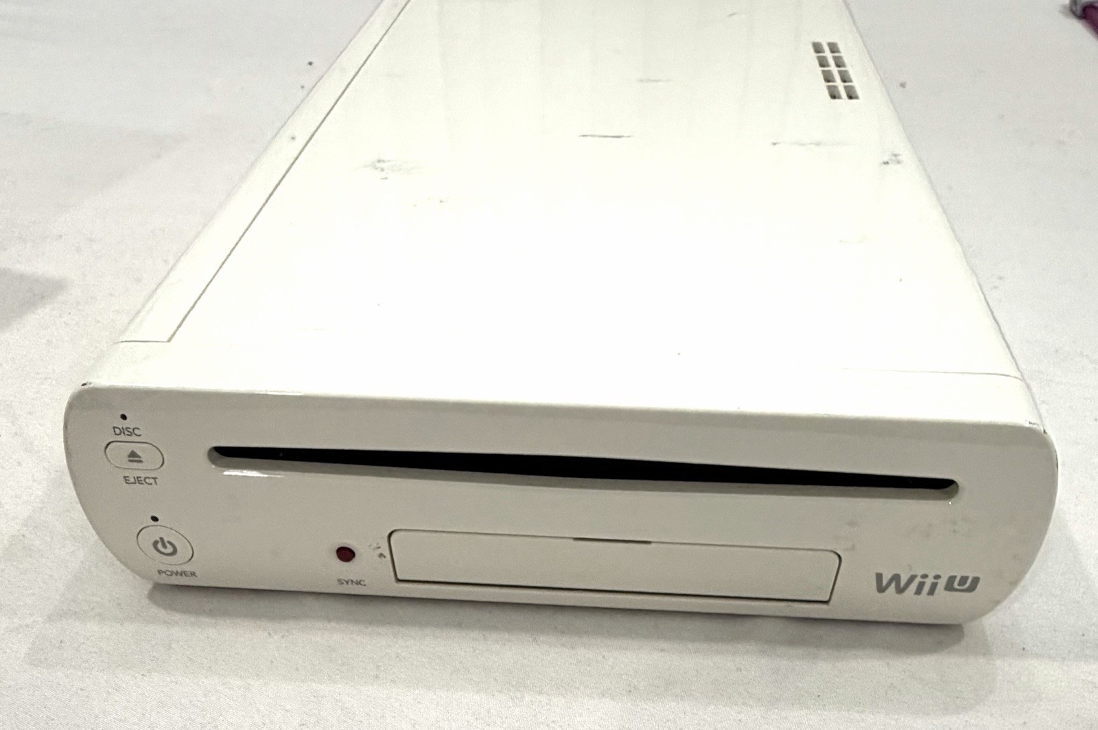 Nintendo Wii U WUP-001(02) Console 8GB White HDMI USB- Not Tested