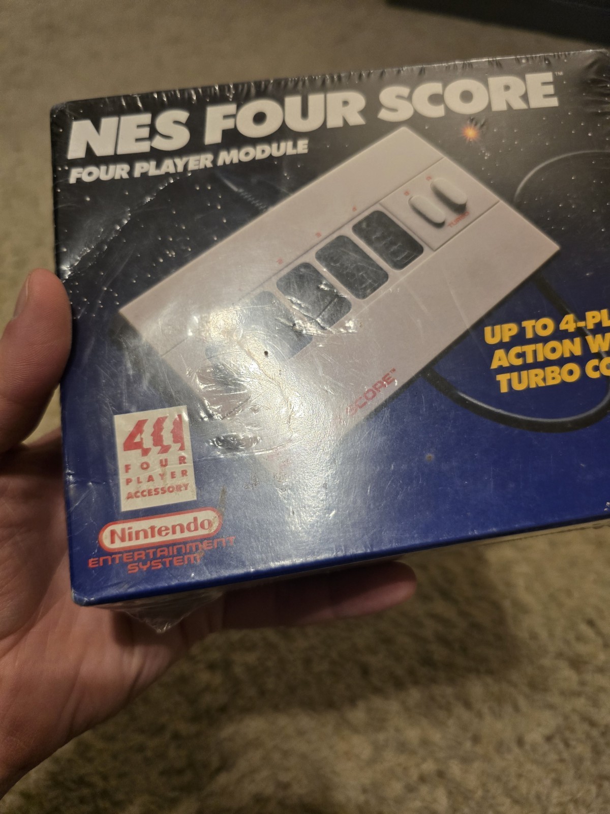Nintendo Four Score 4 Player Module Controller Accessory 1990 Authentic – Sealed