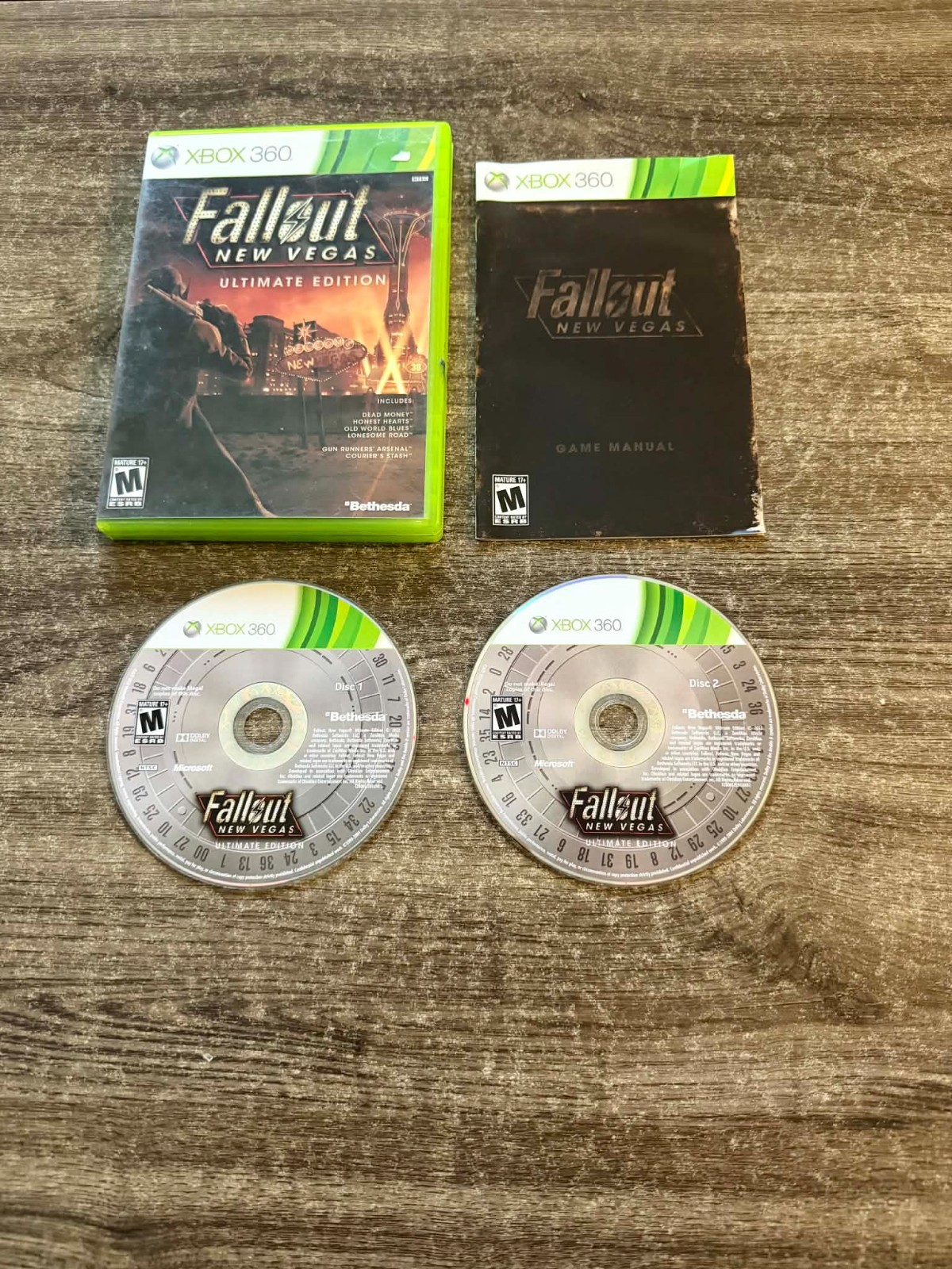 Fallout: New Vegas Ultimate Edition (Xbox 360, 2012) COMPLETE! Tested & Working!