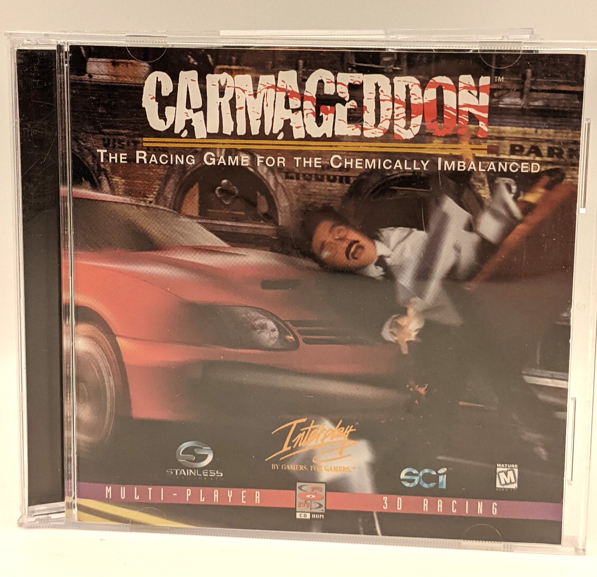 Carmageddon PC Video Game Combat 3D Racing Interplay 1997 CD-ROM Win 98 XP