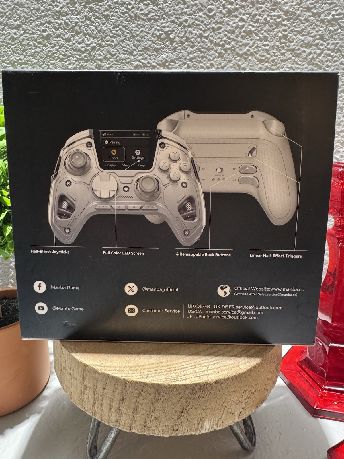 Manba One Multi-Platform Gaming Controller for PC, Switch with Charging Dock