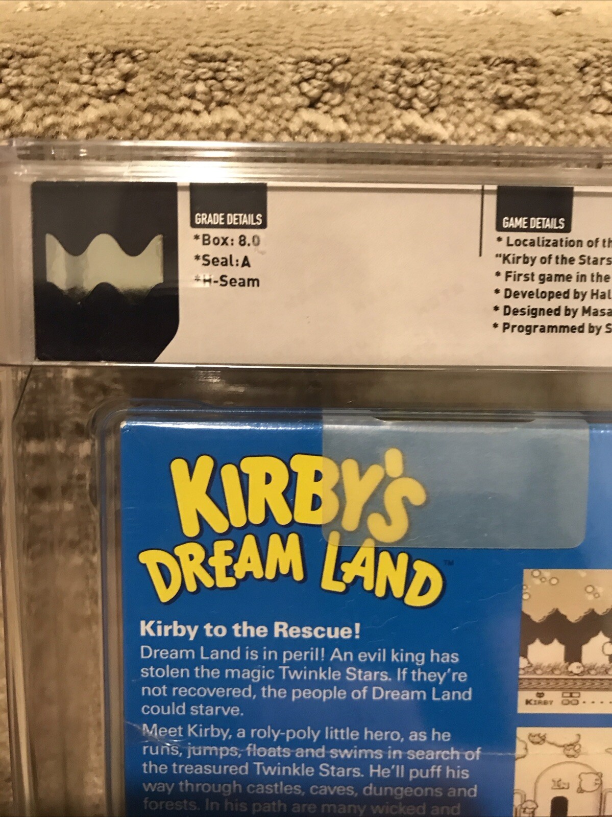 Kirby’s Dream Land (Nintendo Game Boy, 1992) Sealed New Wata 8.0 A