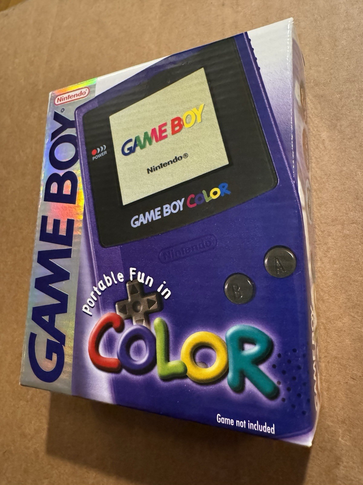 Nintendo Game Boy Color Handheld System – Grape Purple – Factory Sealed New
