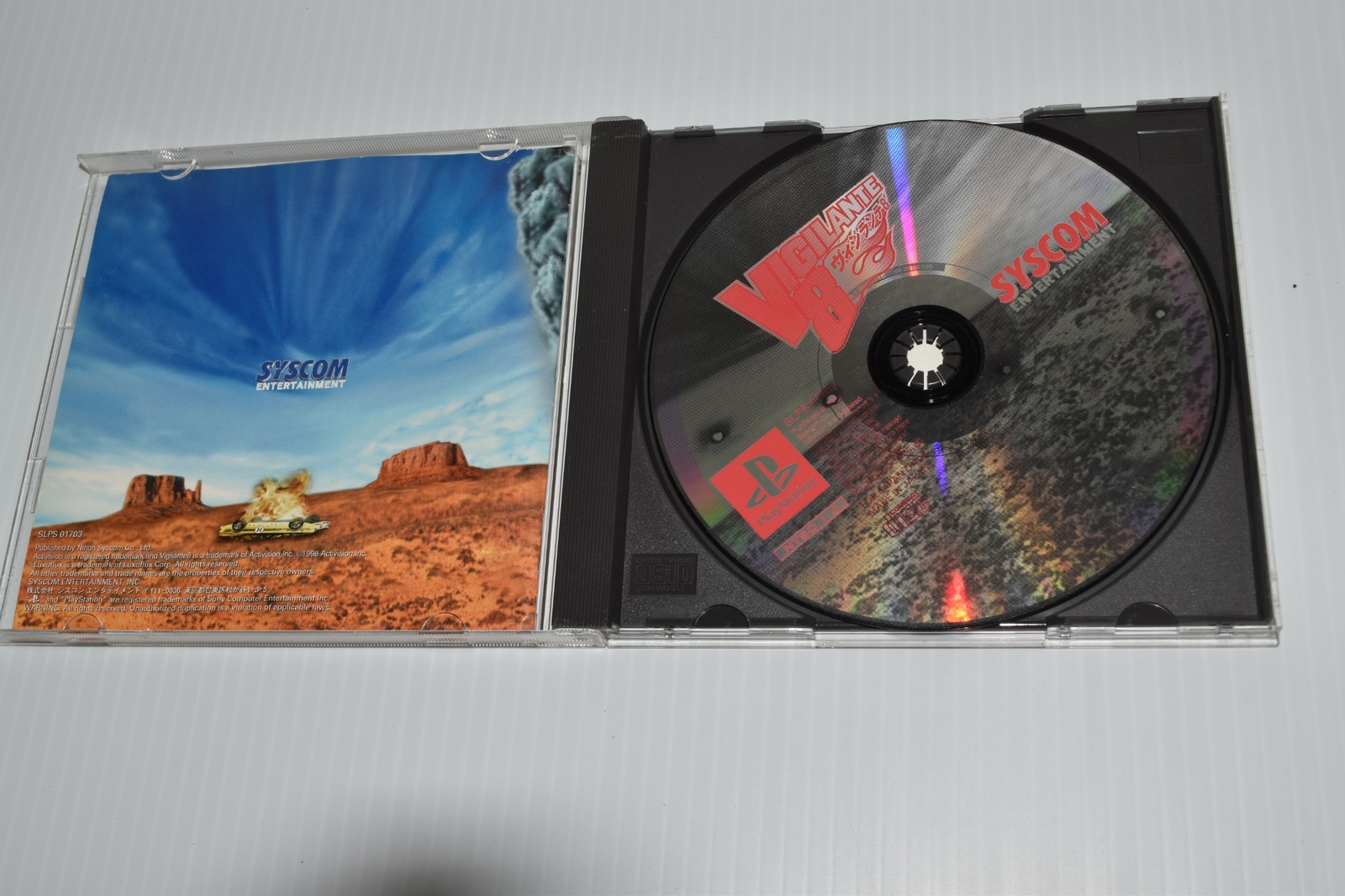 VIGILANTE 8 PLAYSTATION PS1 NTSC-J -JAPANESE (XJN59)