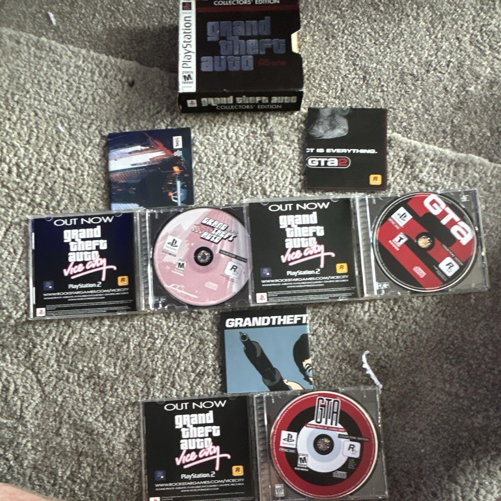 Rockstar Grand Theft Auto Collector’s Edition (Sony PlayStation 1 w/ maps