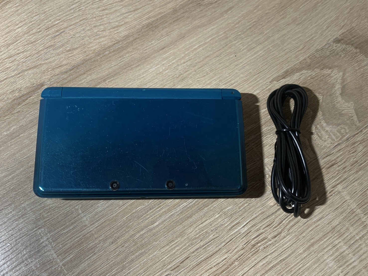 1405 Nintendo 3DS Aqua Blue Good TESTED