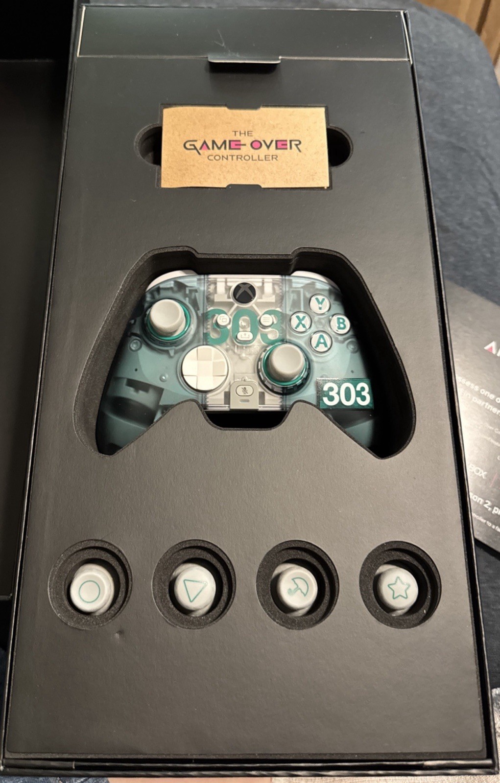SCUF Game Over Controller for Xbox Series X|S Teal/Clear #303