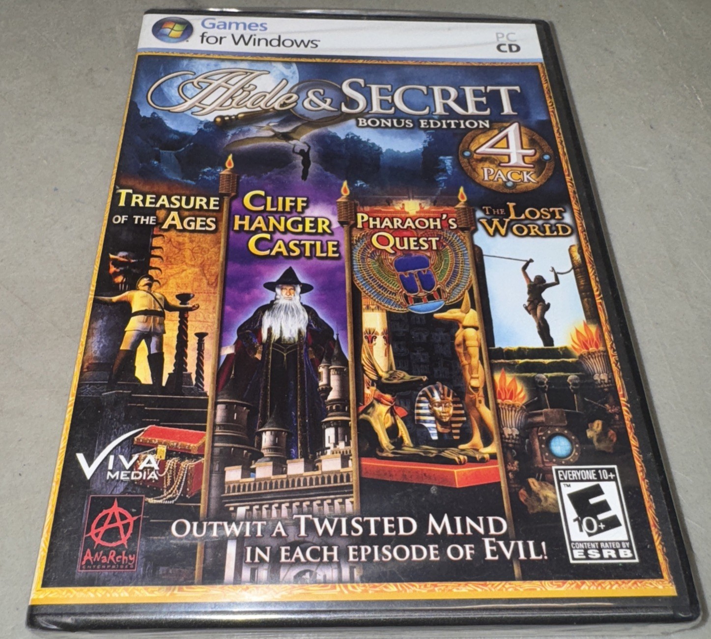 Hide & Secret Bonus Edition 4-Pack PC CDROM Game Mystery, Adventure, Lost World