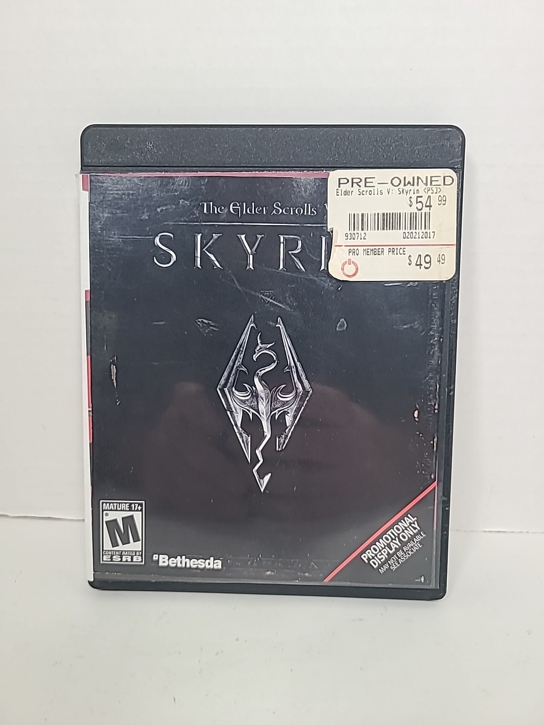 The Elder Scrolls V Skyrim Sony PlayStation 3 PS3 No Manual No Map