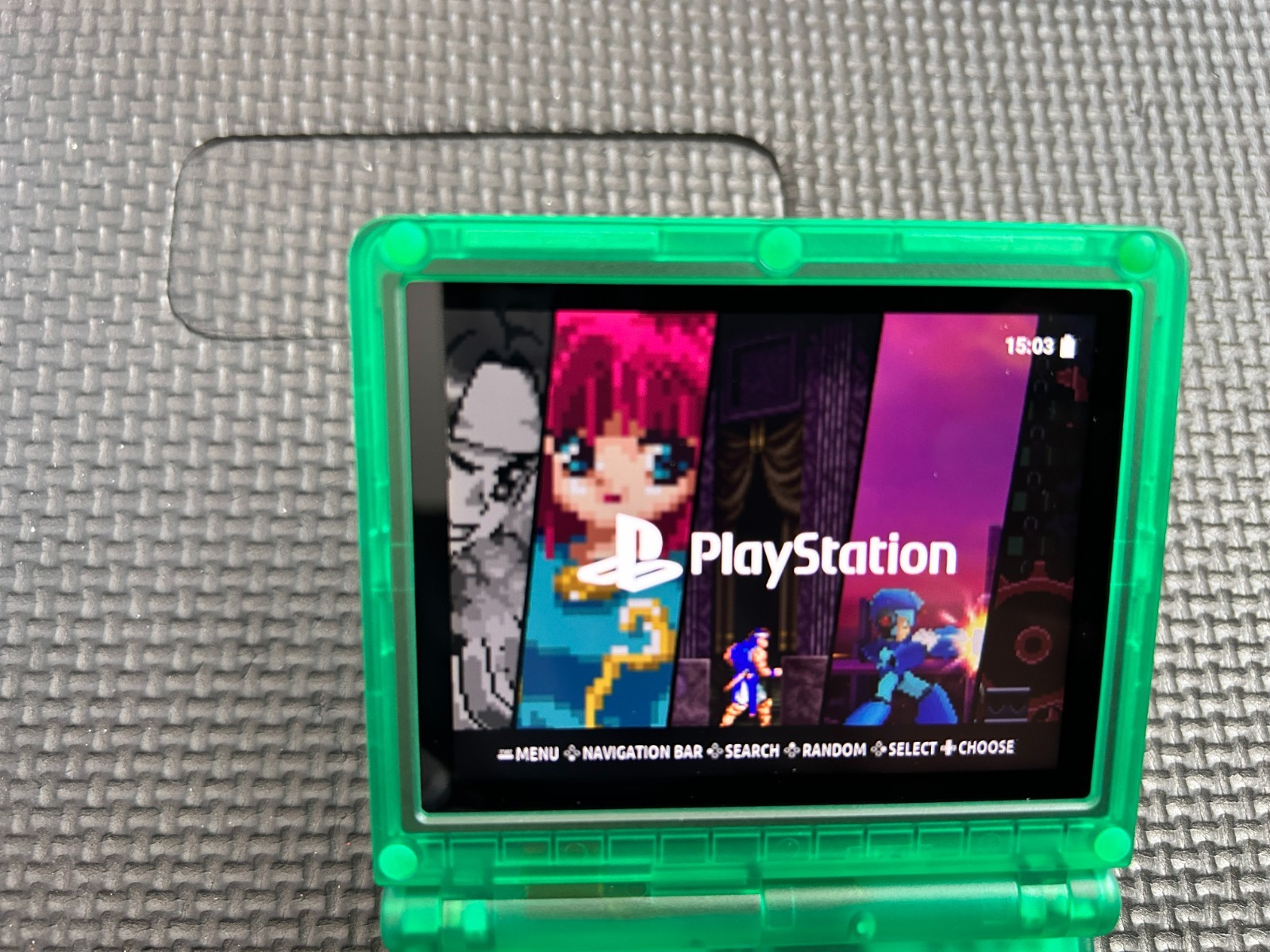 ANBERNIC RG35XX SP (TRANSPARENT GREEN) KNULLI 2 OS (64GB GAME CARD) (GXRG)