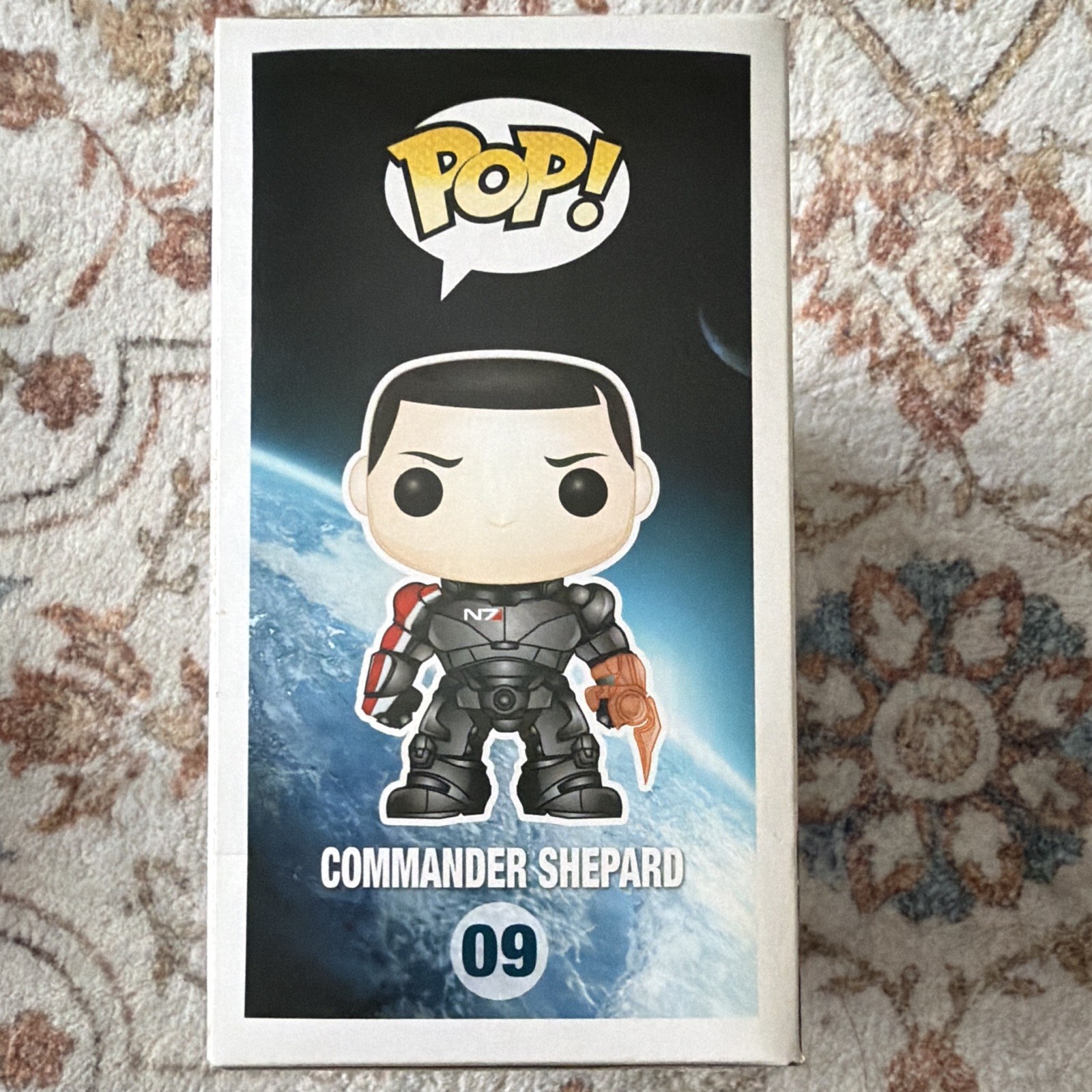 NIB! Never opened! Funko Pop! Games Mass Effect Commander Shepard #09