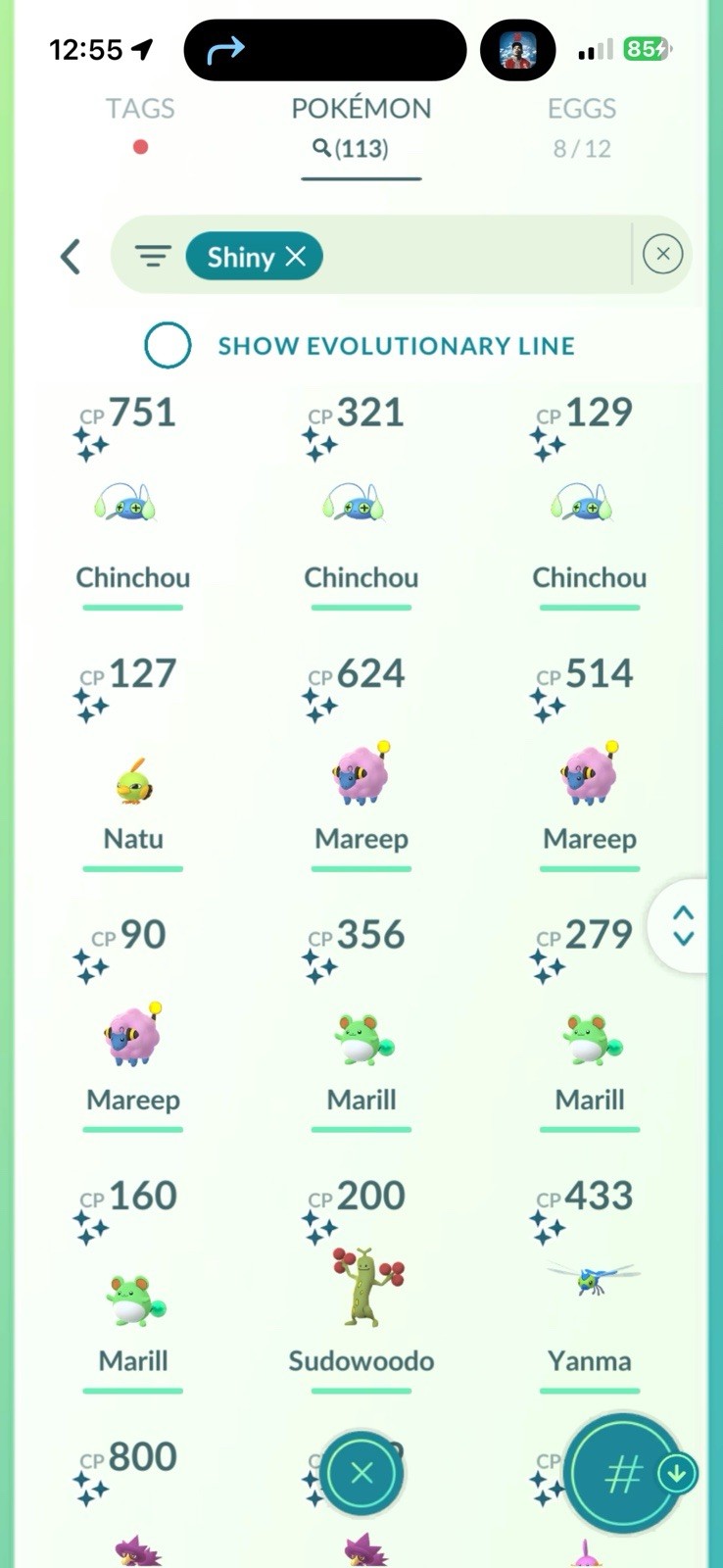 Pokémon PTC GO | LVL 70 |113✨|10.3☄️ Charcadet, Bg Ditto X 9