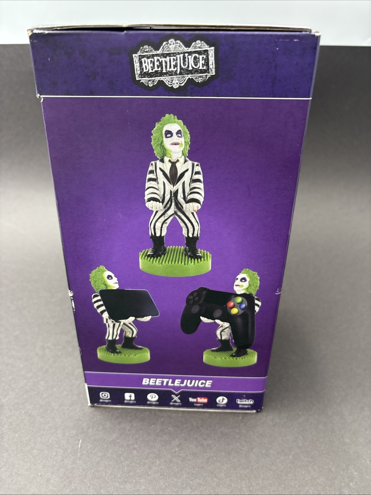 Beetlejuice PS3 PS4 PS5 XBOX NES Controller Stand Mobile Smart Phone Holder NIB
