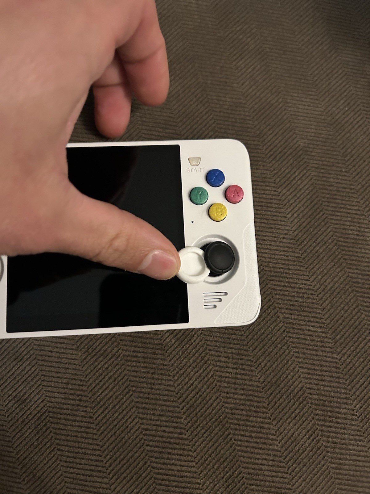 Powkiddy RGB30 with custom buttons