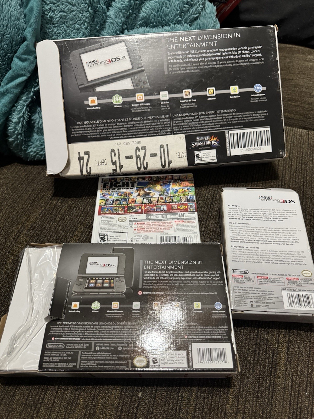 New 3ds Xl Costco Bundle Rare With Super Smash And Charger