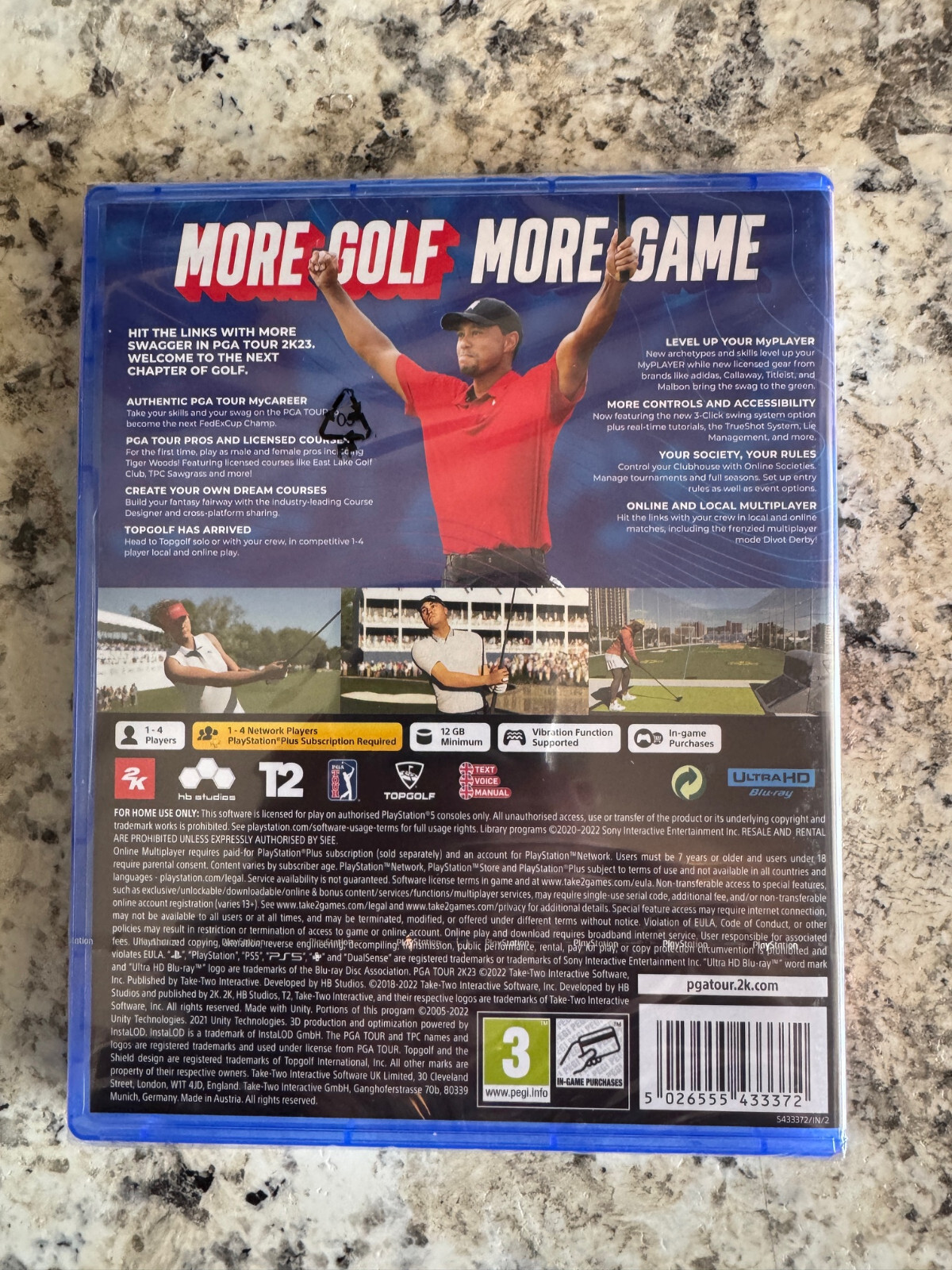 PGA Tour 2K23 PS5 Brand New Factory Sealed PlayStation 5