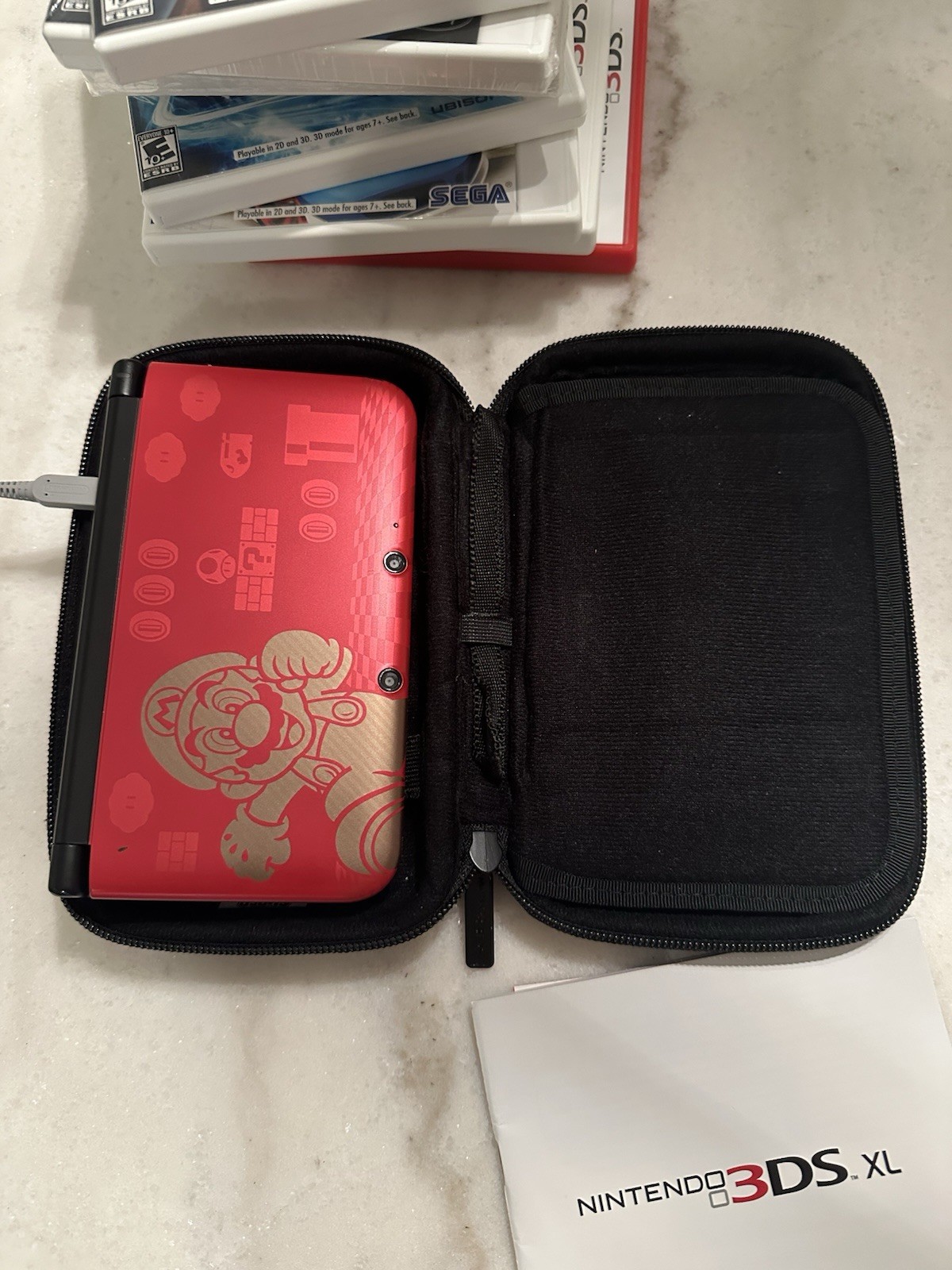 Nintendo 3DS XL Black Handheld System Wi-Fi Capability