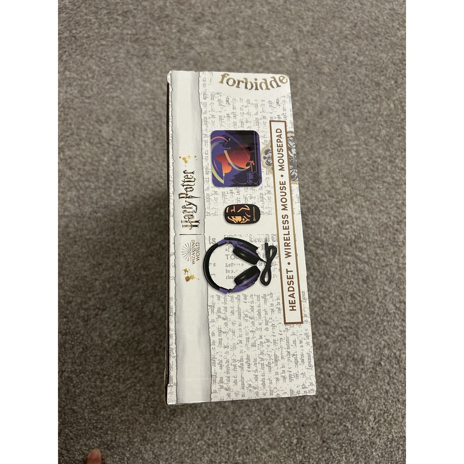 Harry Potter Gaming Set Unisex OS Multi New Gryffindor Headset Mouse Mousepad